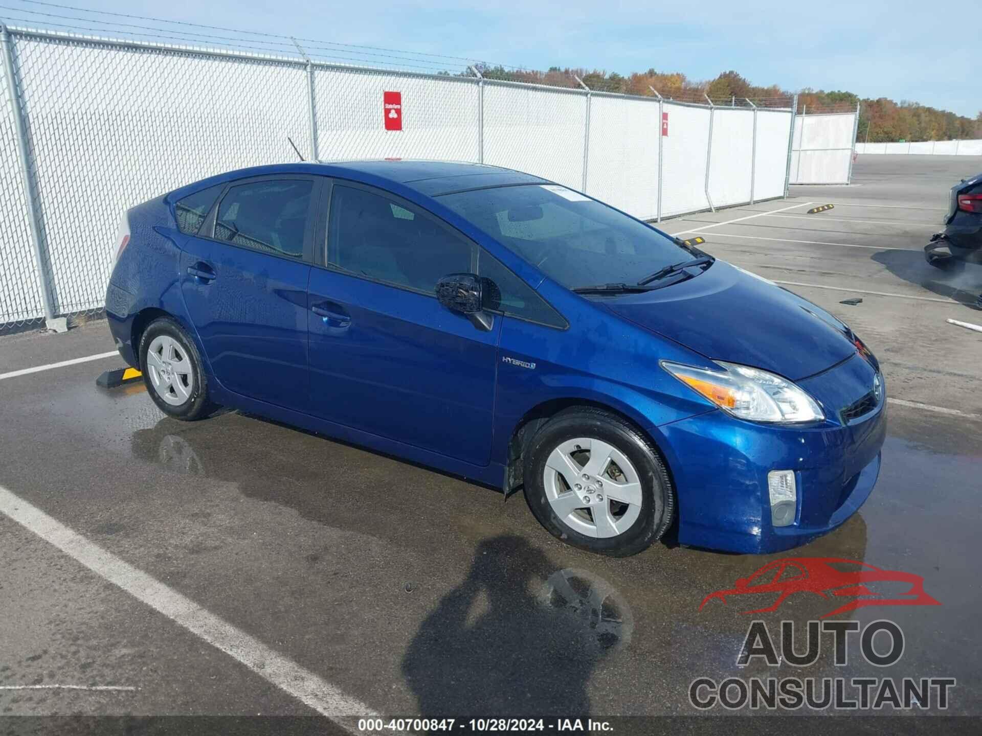 TOYOTA PRIUS 2010 - JTDKN3DU8A0018952