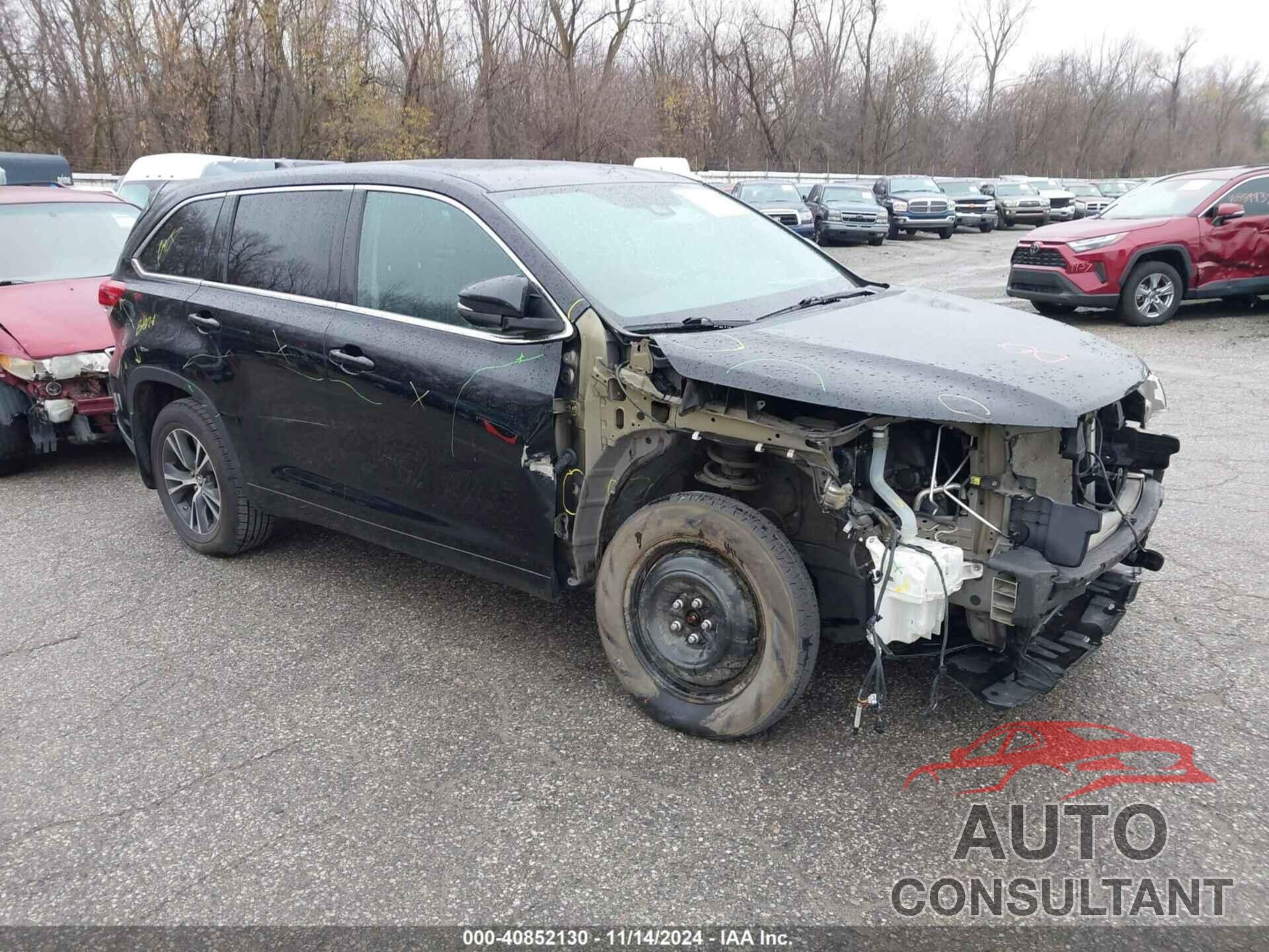 TOYOTA HIGHLANDER 2018 - 5TDBZRFH7JS835432