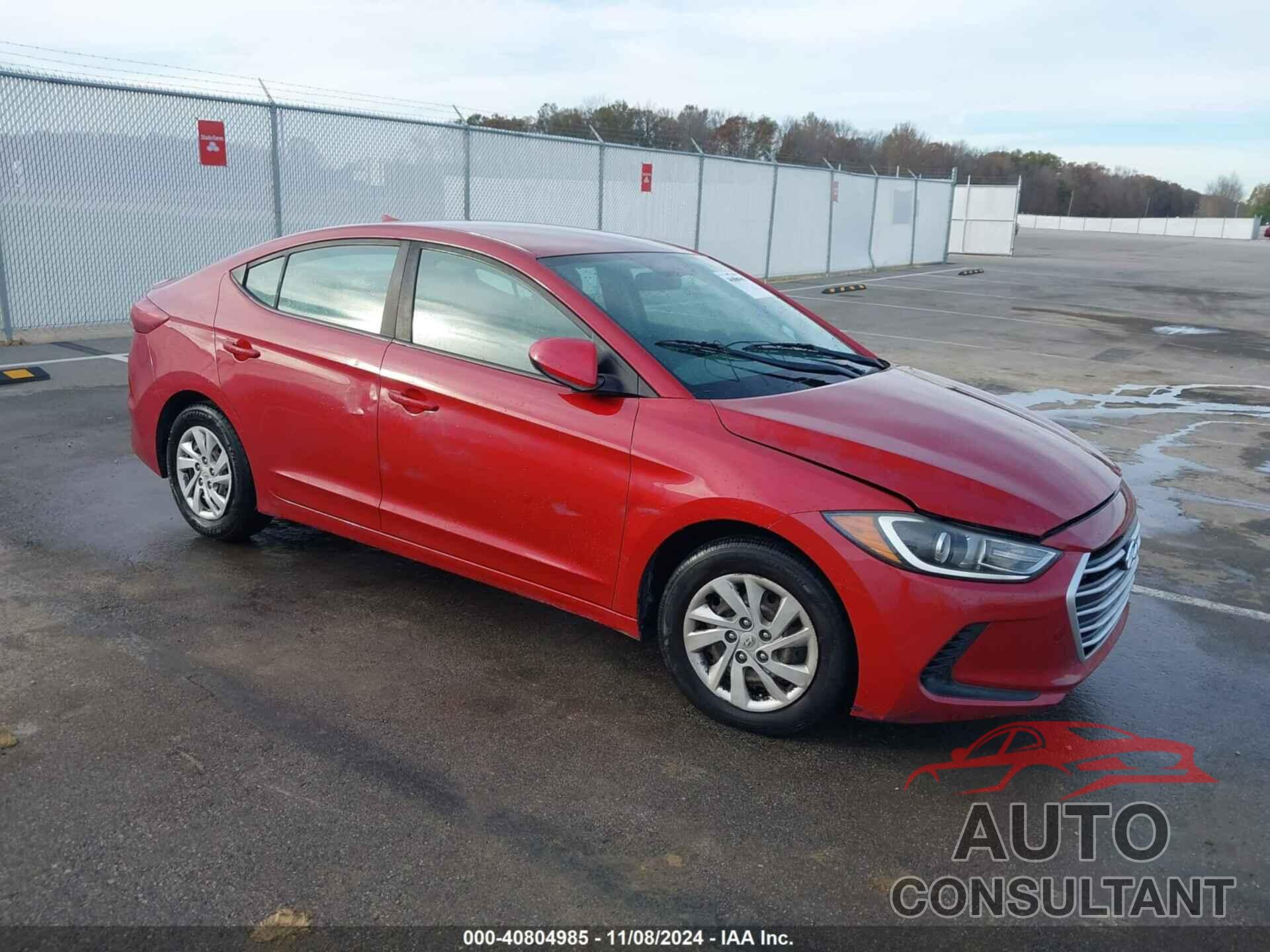 HYUNDAI ELANTRA 2017 - KMHD74LF1HU076265