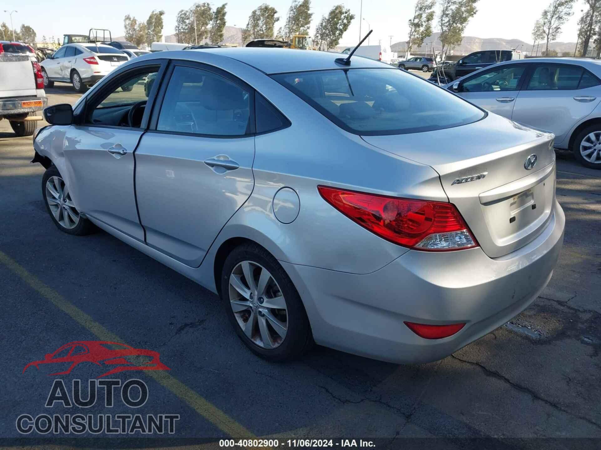 HYUNDAI ACCENT 2014 - KMHCU4AE3EU591701