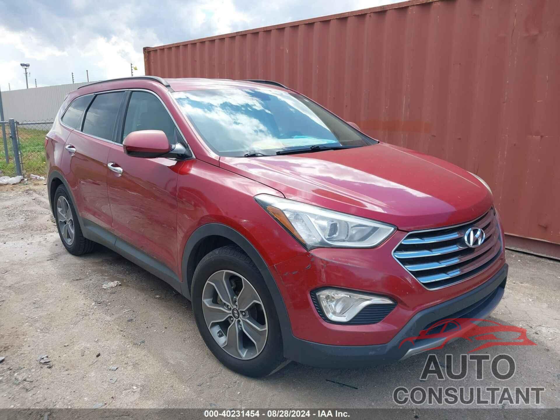 HYUNDAI SANTA FE 2016 - KM8SM4HF3GU140202