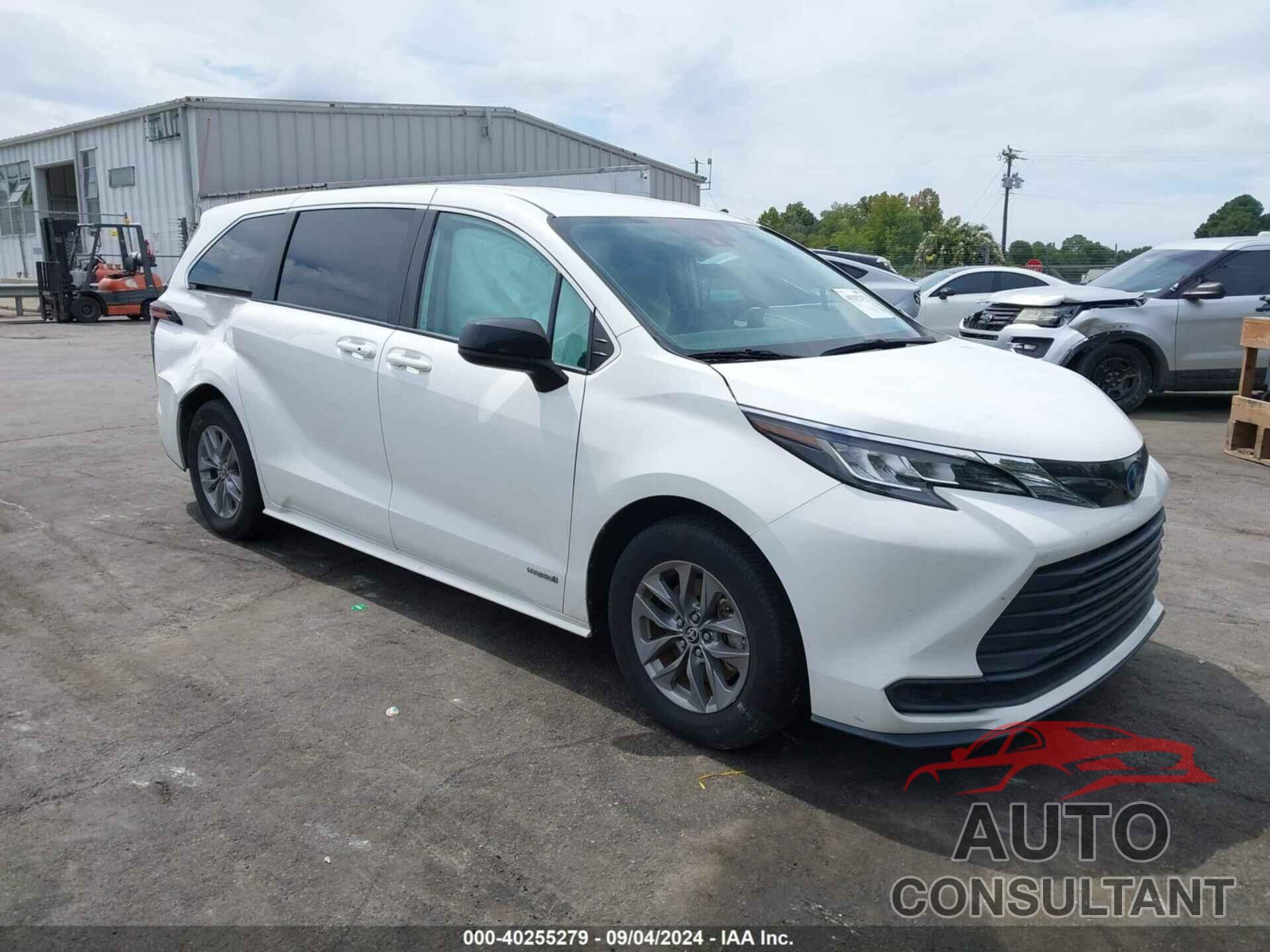 TOYOTA SIENNA 2021 - 5TDKRKEC5MS026464