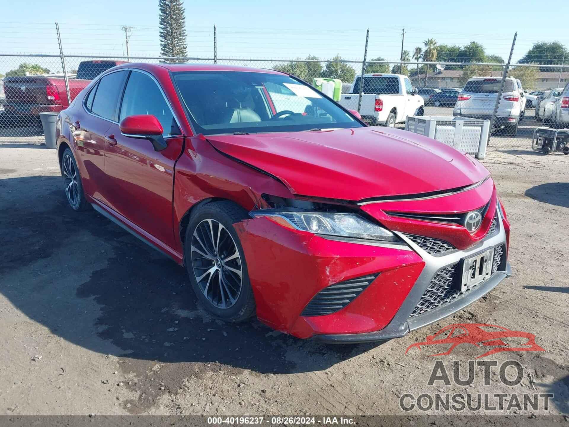 TOYOTA CAMRY 2019 - 4T1B11HK8KU238266