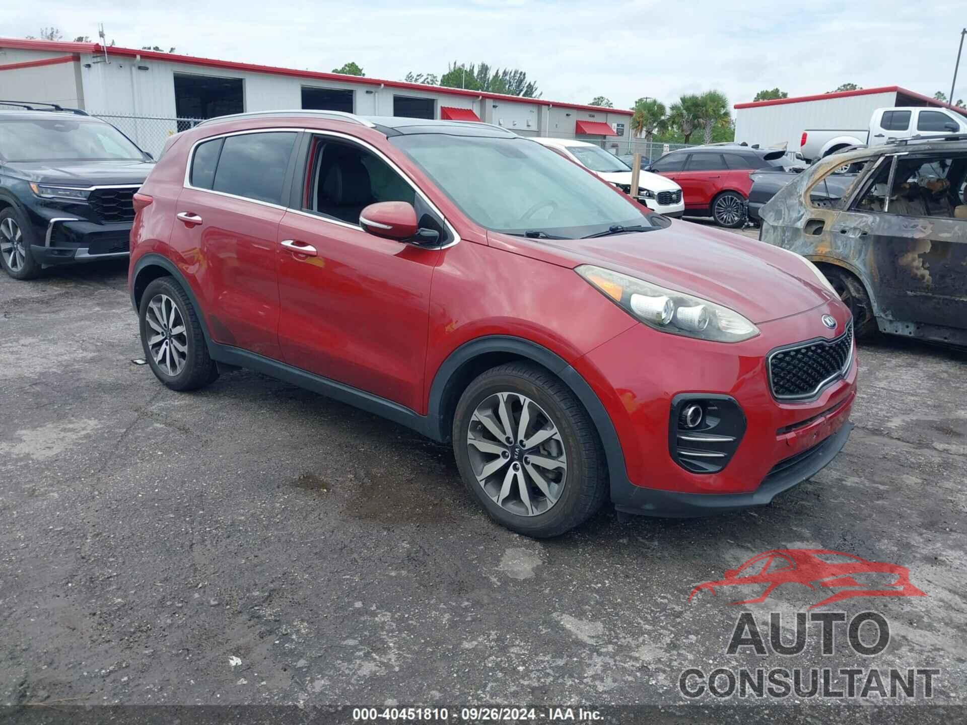 KIA SPORTAGE 2017 - KNDPN3ACXH7160321