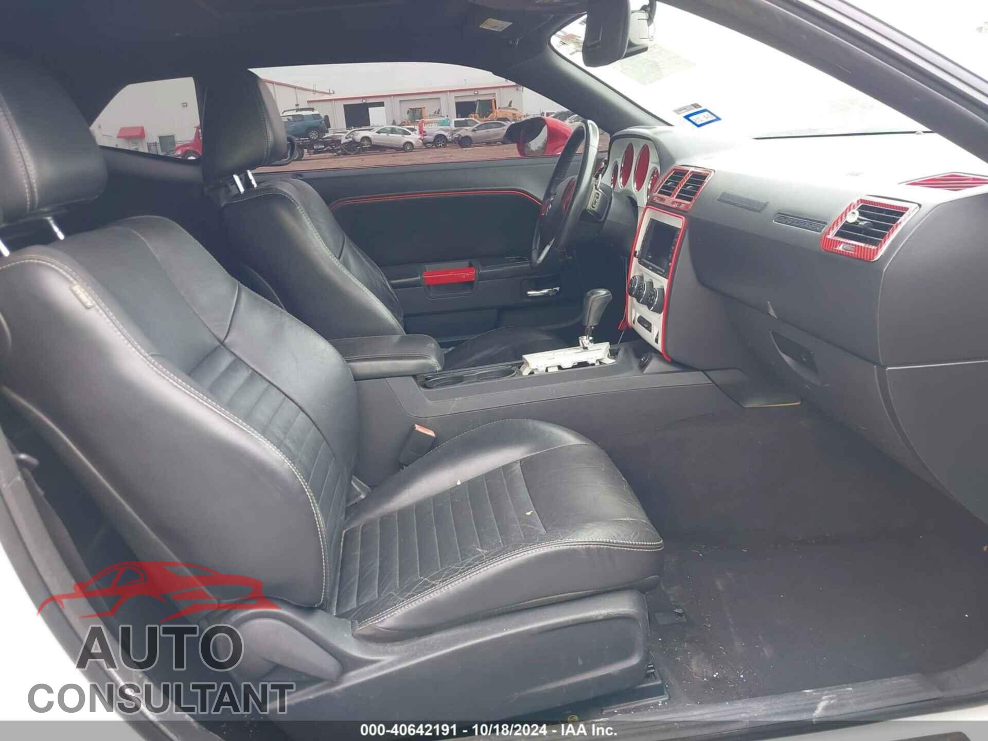 DODGE CHALLENGER 2012 - 2C3CDYBTXCH147809
