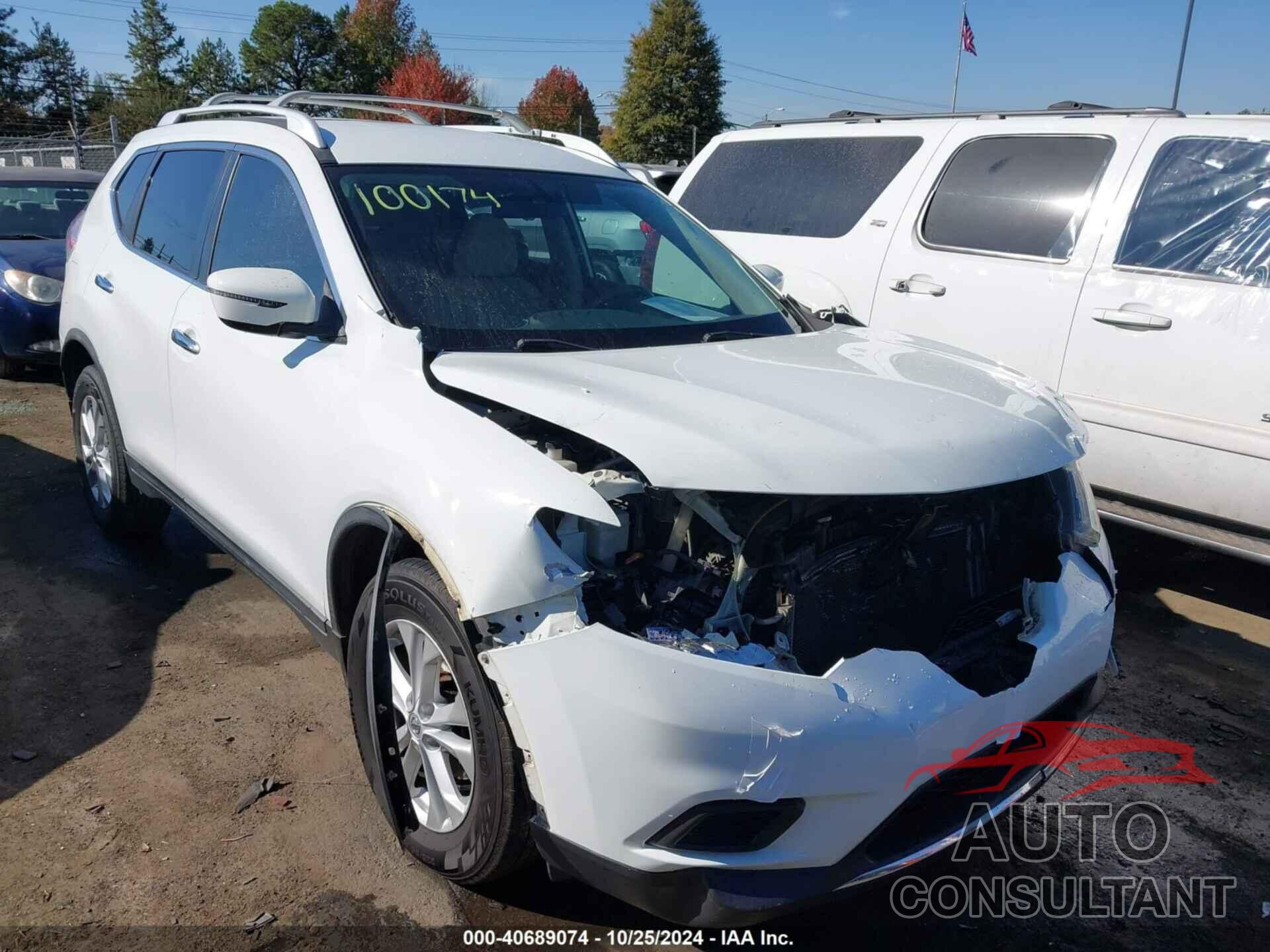 NISSAN ROGUE 2016 - KNMAT2MV8GP664514