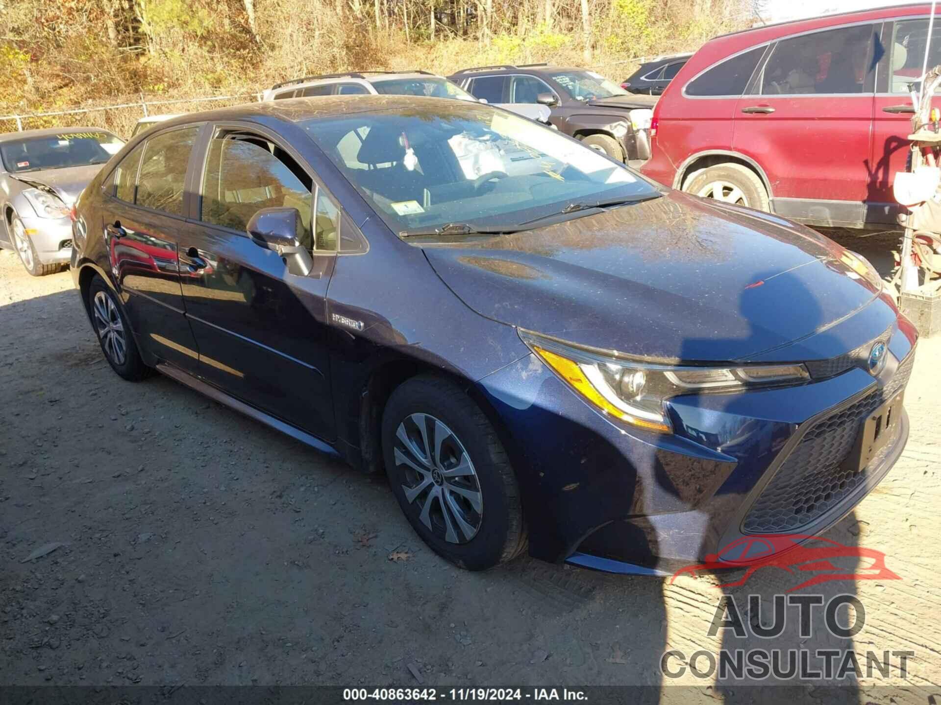 TOYOTA COROLLA 2021 - JTDEAMDE7MJ016695