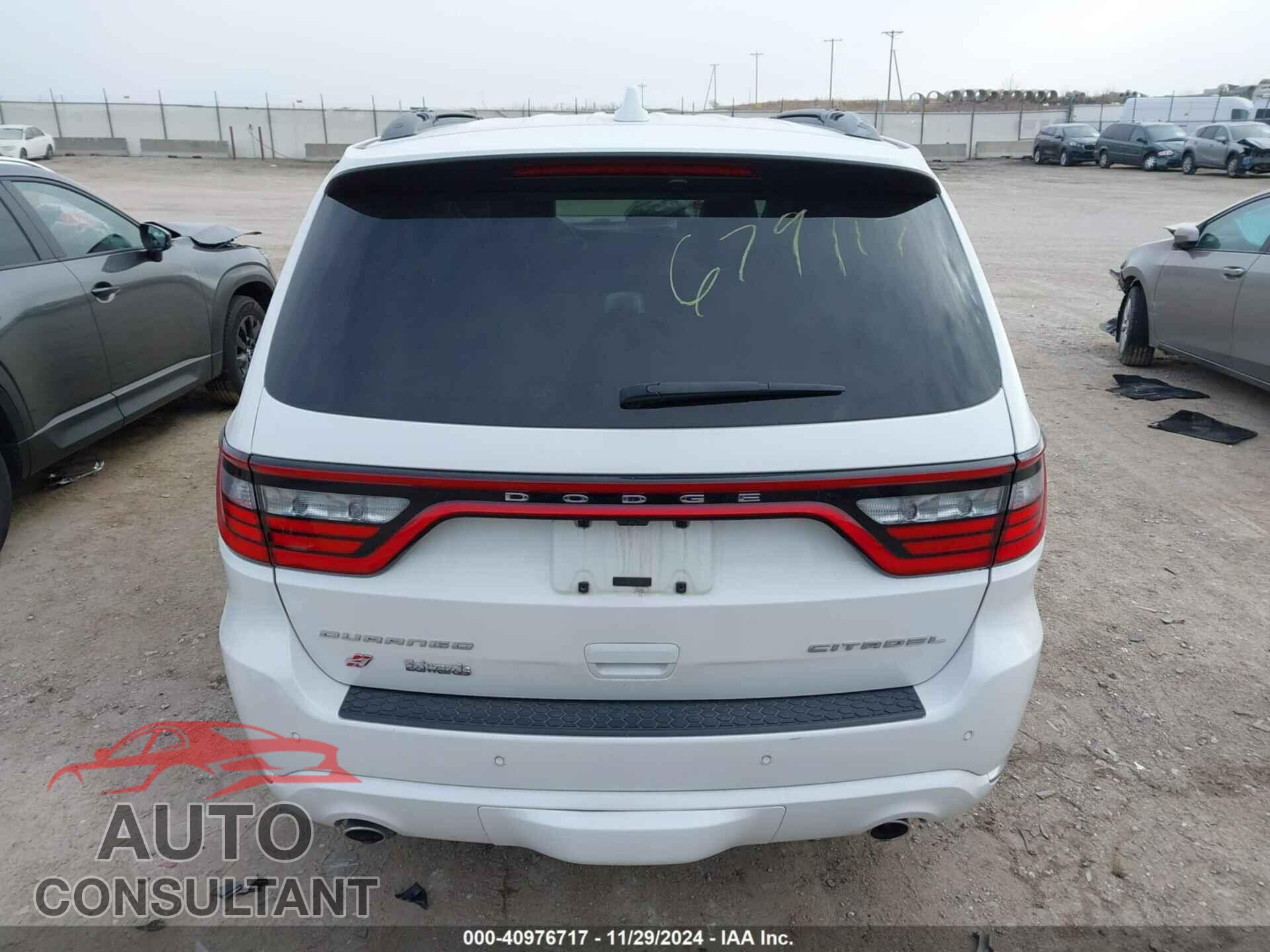 DODGE DURANGO 2021 - 1C4SDJET9MC555877