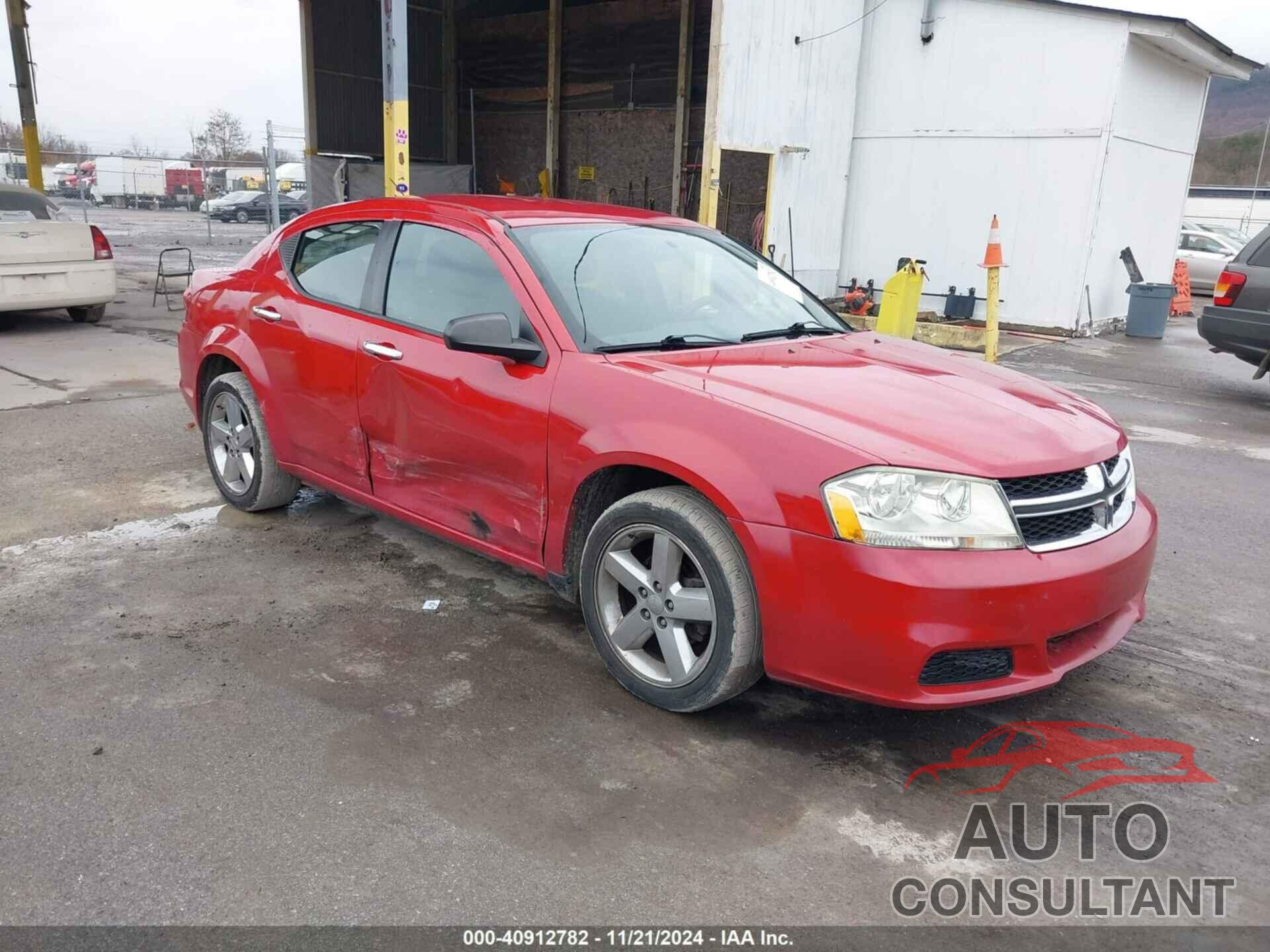 DODGE AVENGER 2013 - 1C3CDZAB1DN536362