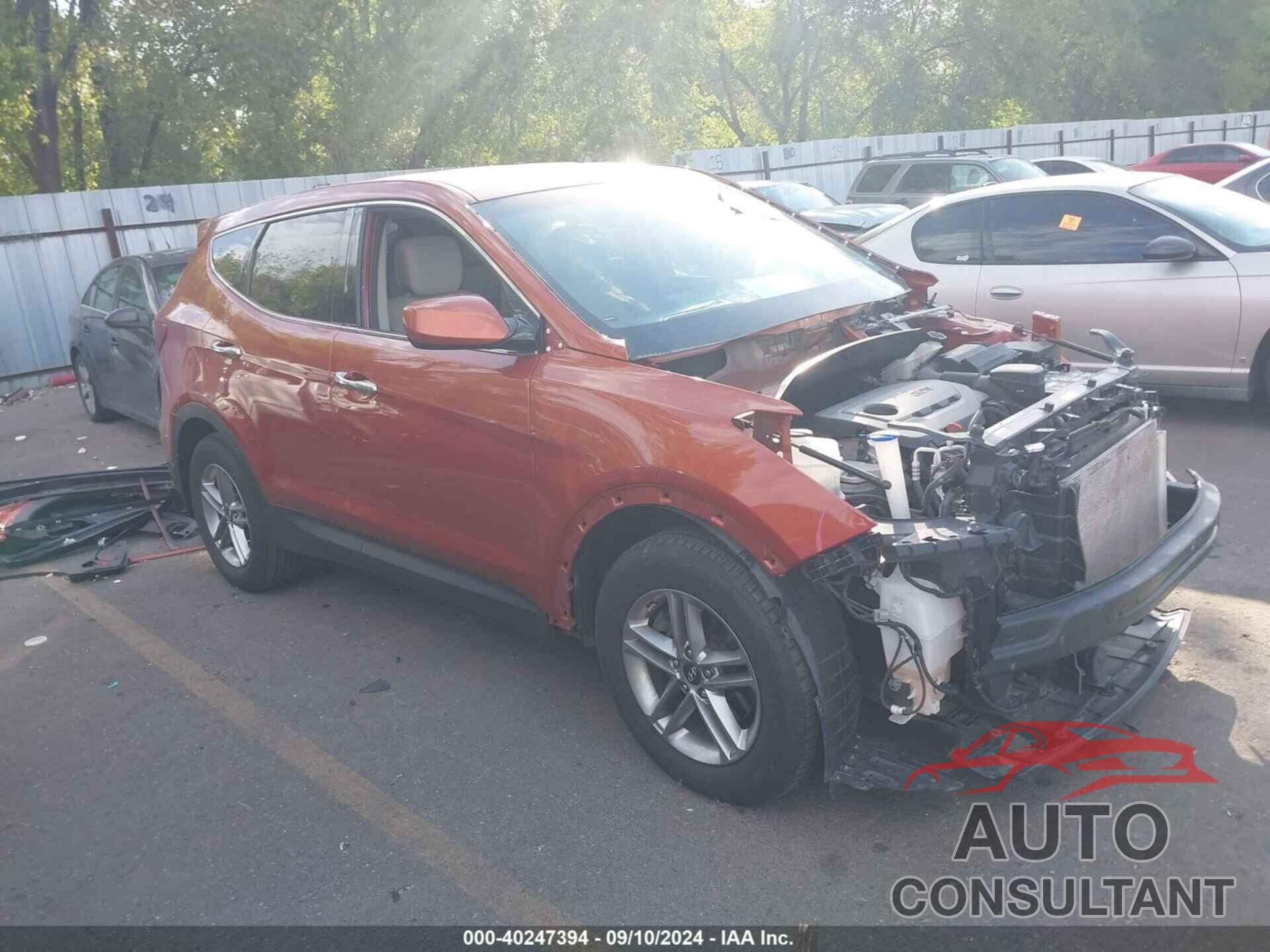 HYUNDAI SANTA FE SPORT 2017 - 5XYZTDLB6HG492395