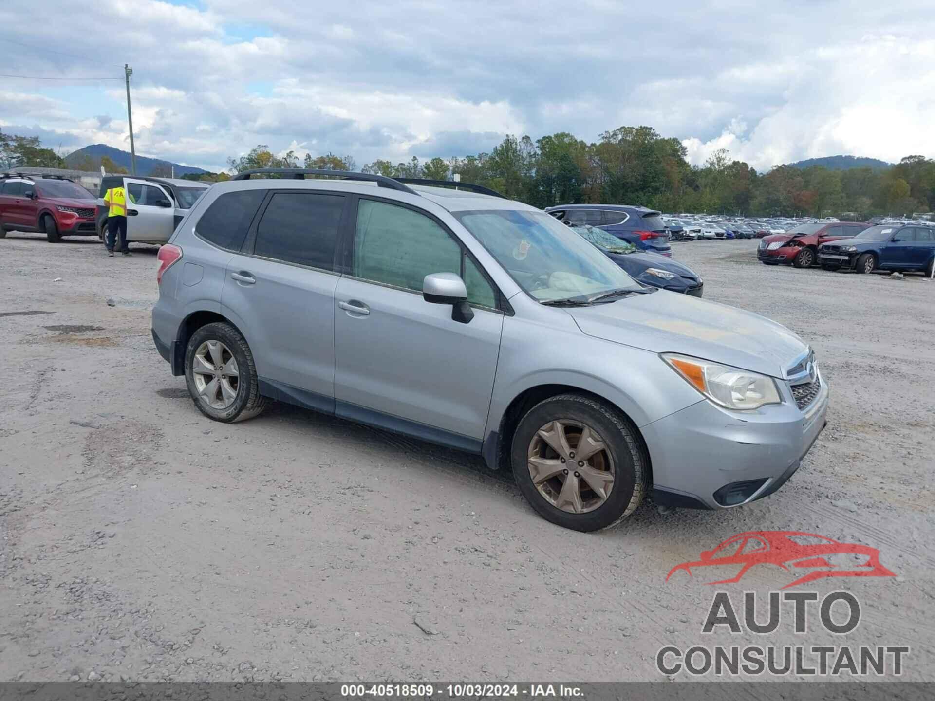 SUBARU FORESTER 2014 - JF2SJADC9EH527562