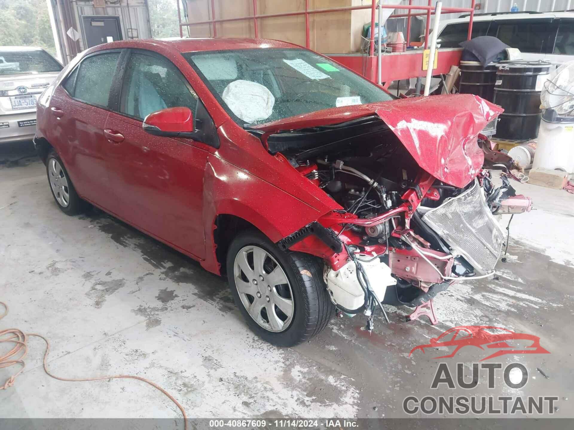 TOYOTA COROLLA 2016 - 5YFBURHE0GP417376