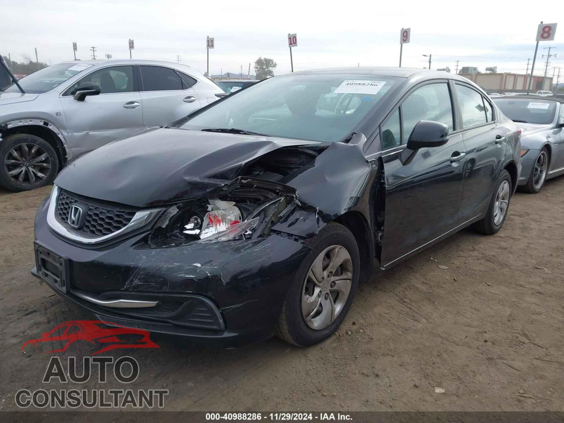 HONDA CIVIC 2013 - 19XFB2F58DE260761
