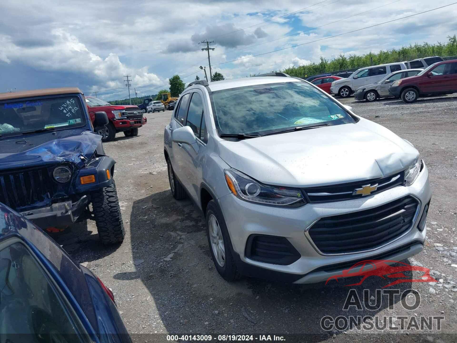 CHEVROLET TRAX 2019 - KL7CJPSB9KB756240