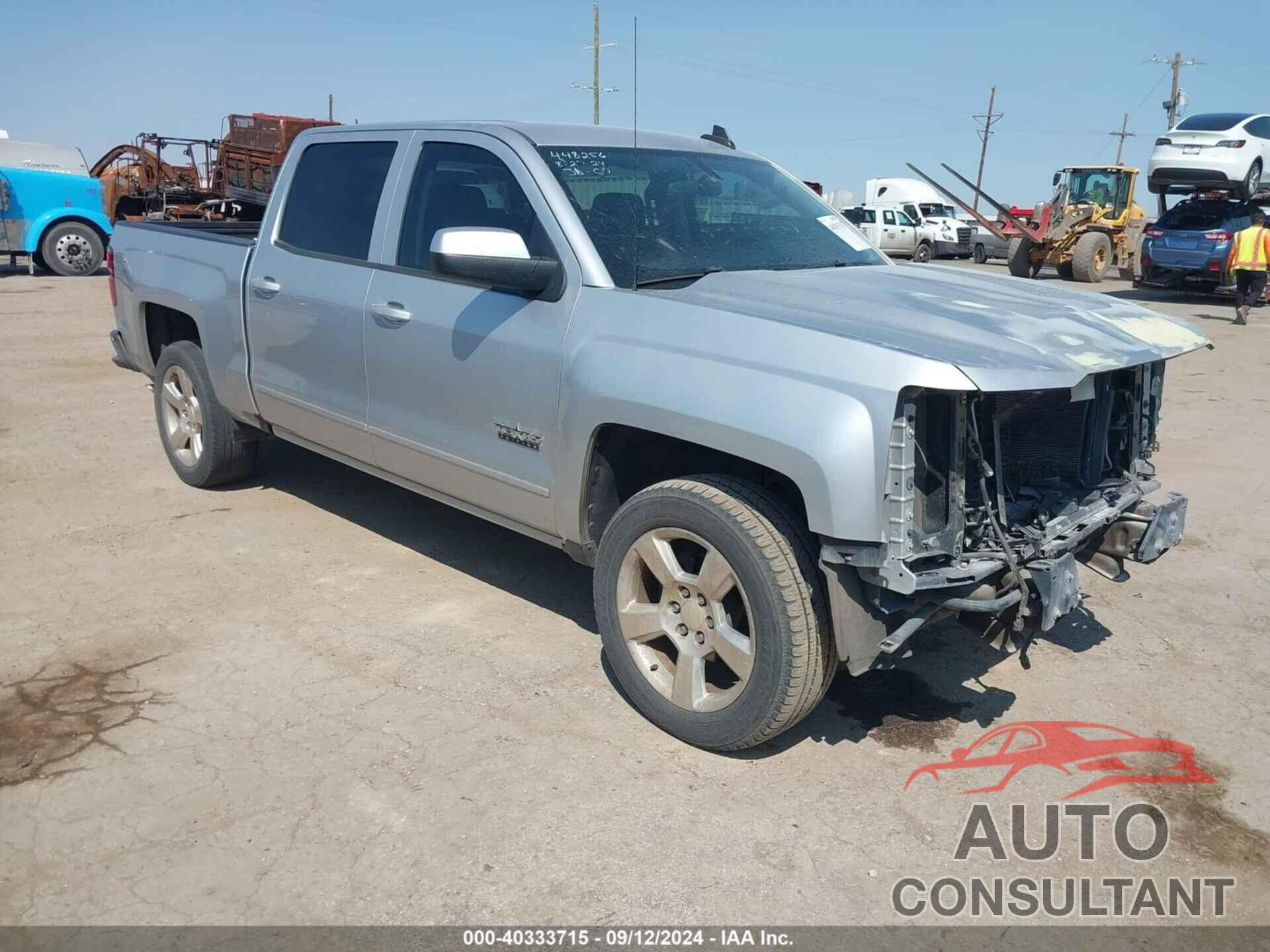 CHEVROLET SILVERADO 1500 2018 - 3GCPCREC8JG485983