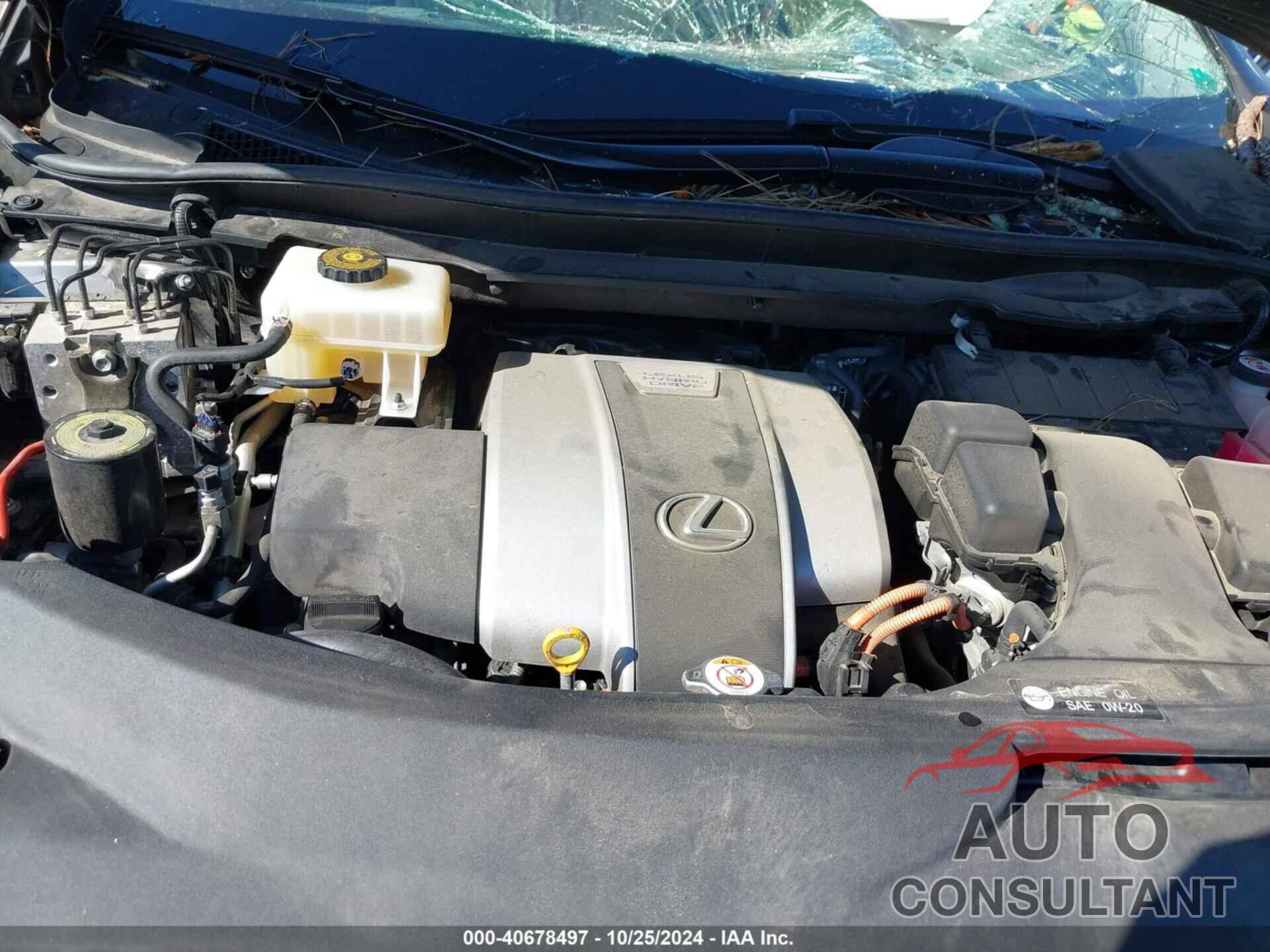 LEXUS RX 450HL 2020 - JTJJGKFA7L2013877