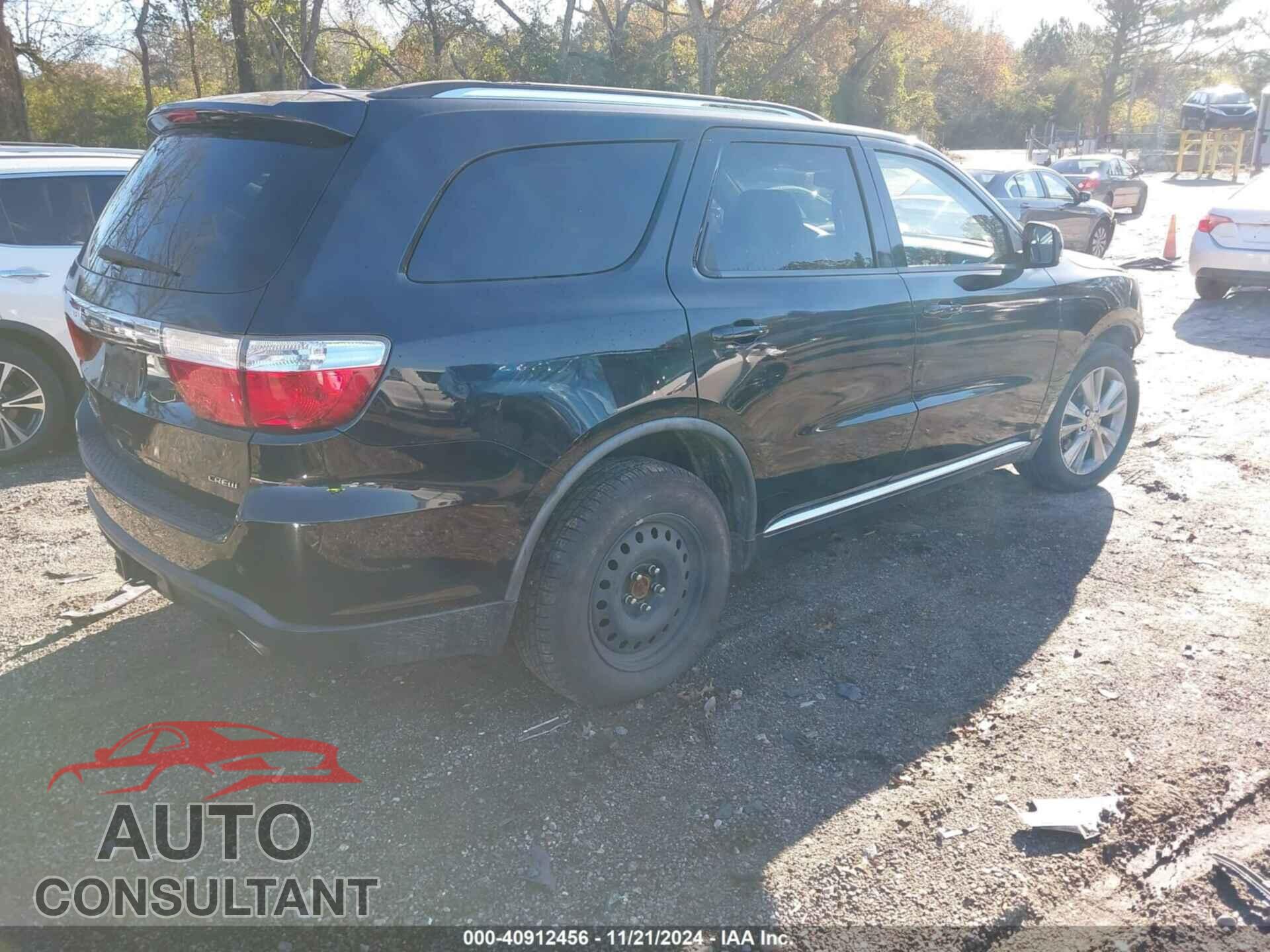 DODGE DURANGO 2012 - 1C4SDHDT5CC112540