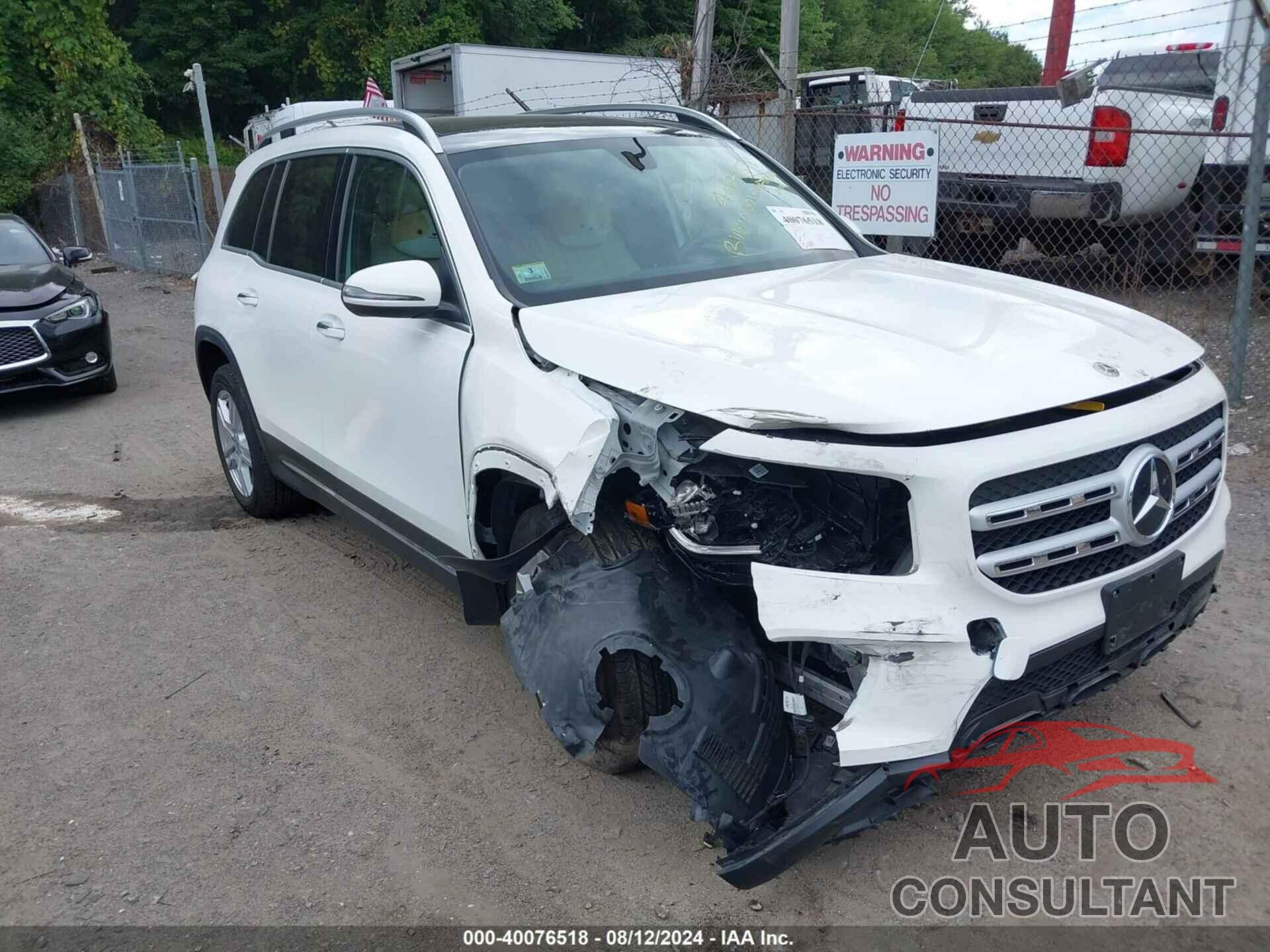 MERCEDES-BENZ GLB 250 2023 - W1N4M4HB5PW299097