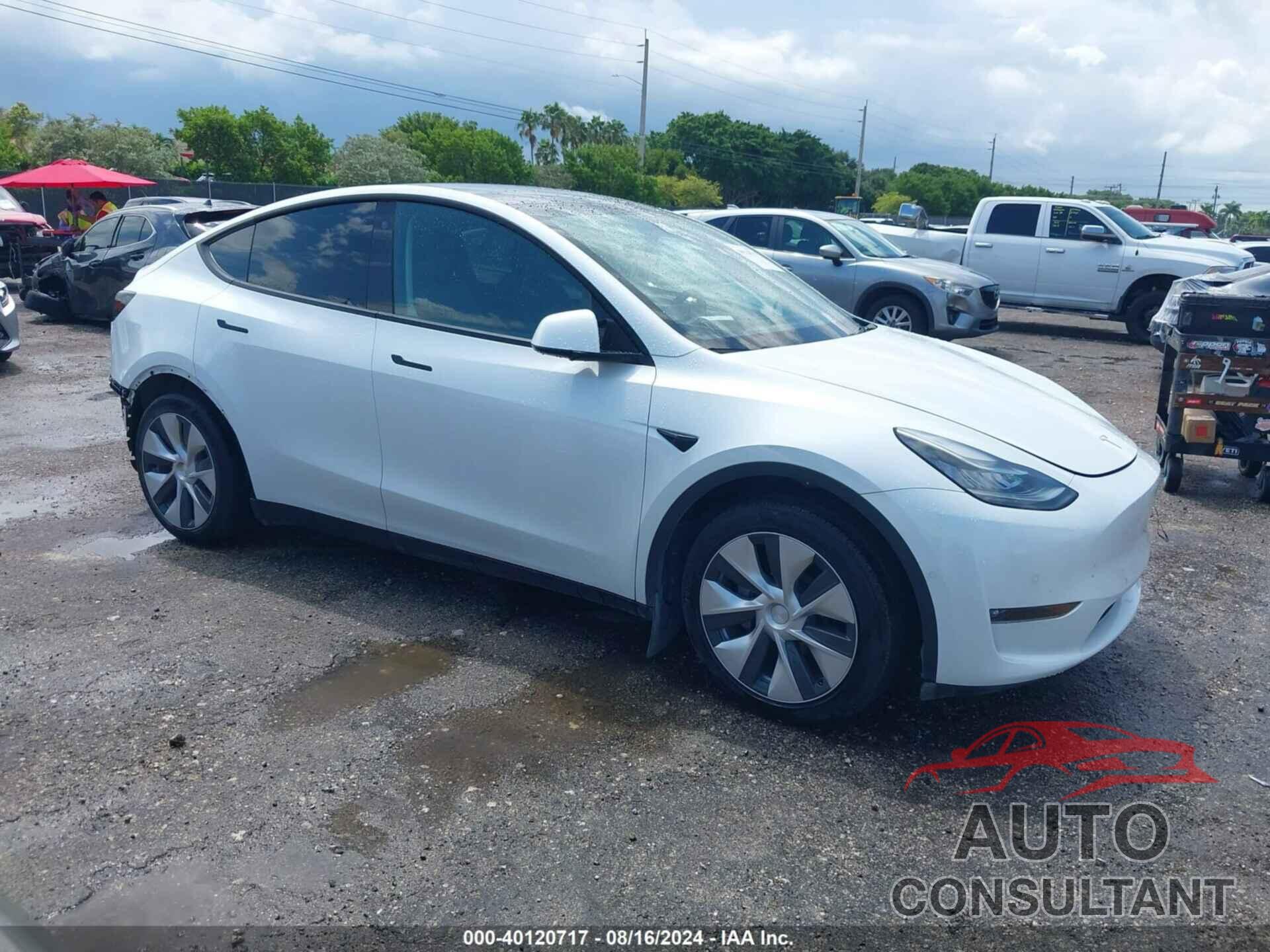 TESLA MODEL Y 2022 - 7SAYGAEE5NF376780