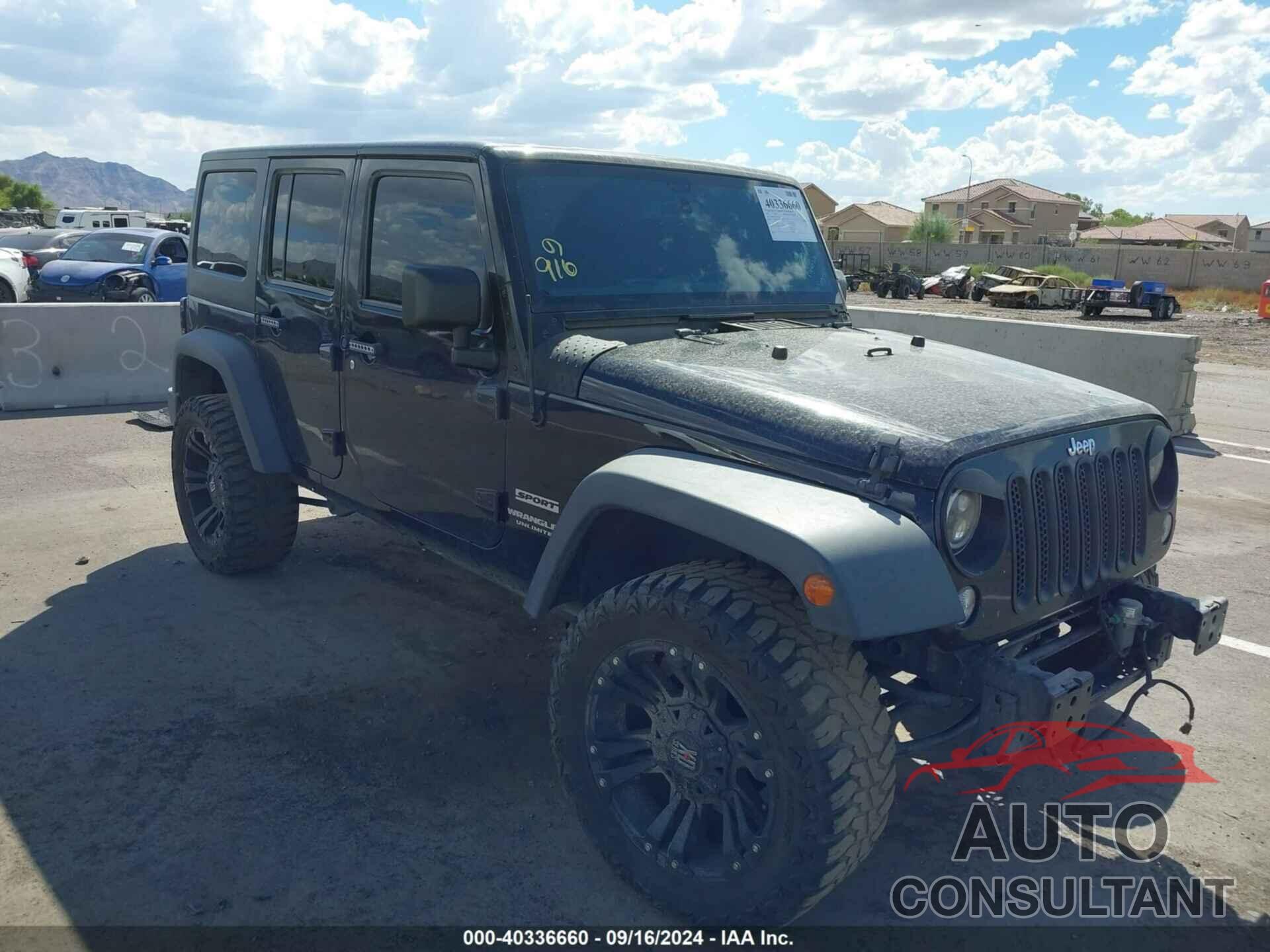 JEEP WRANGLER UNLIMITED 2016 - 1C4BJWDG4GL334413