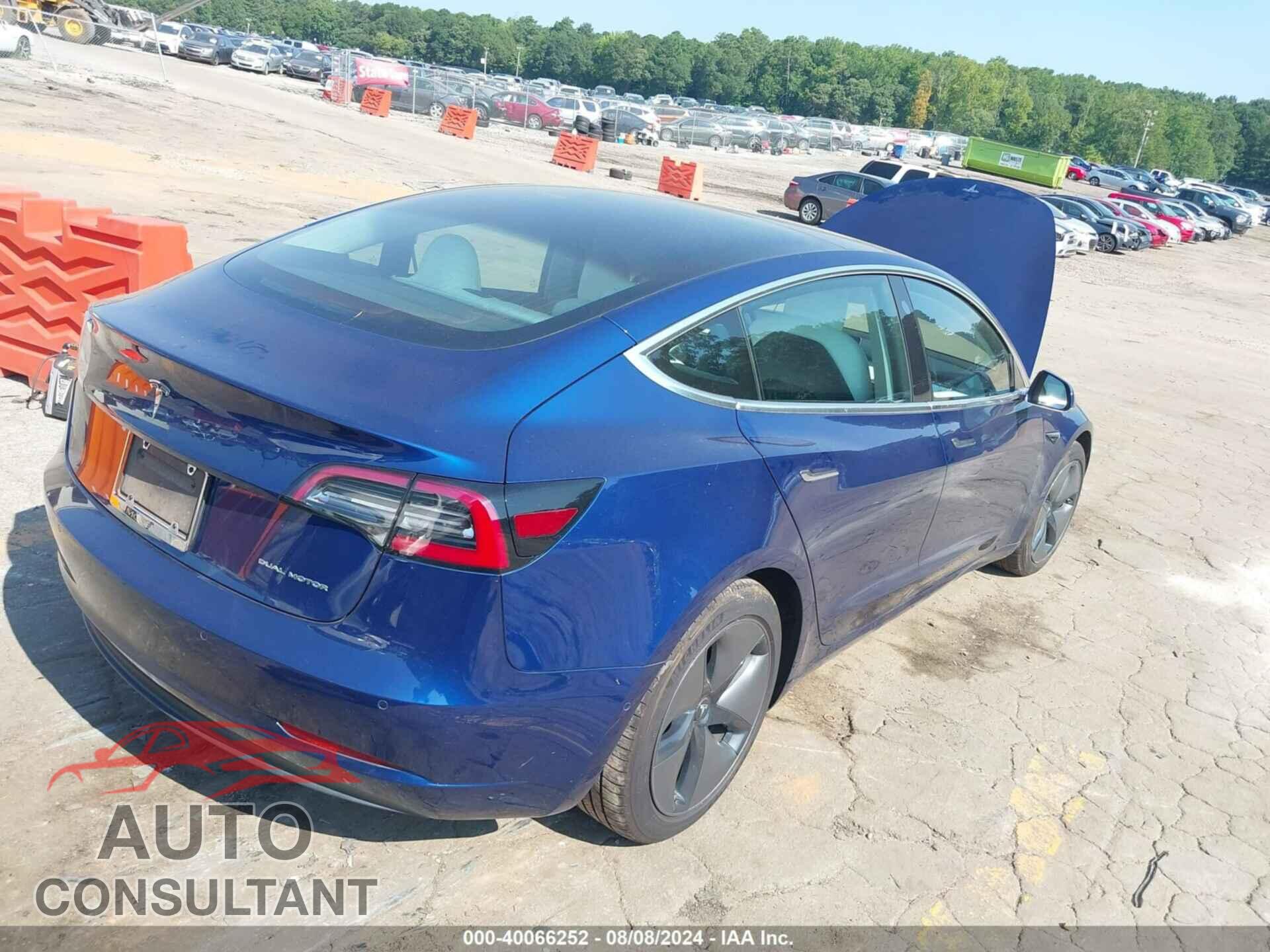 TESLA MODEL 3 2019 - 5YJ3E1EB9KF391037