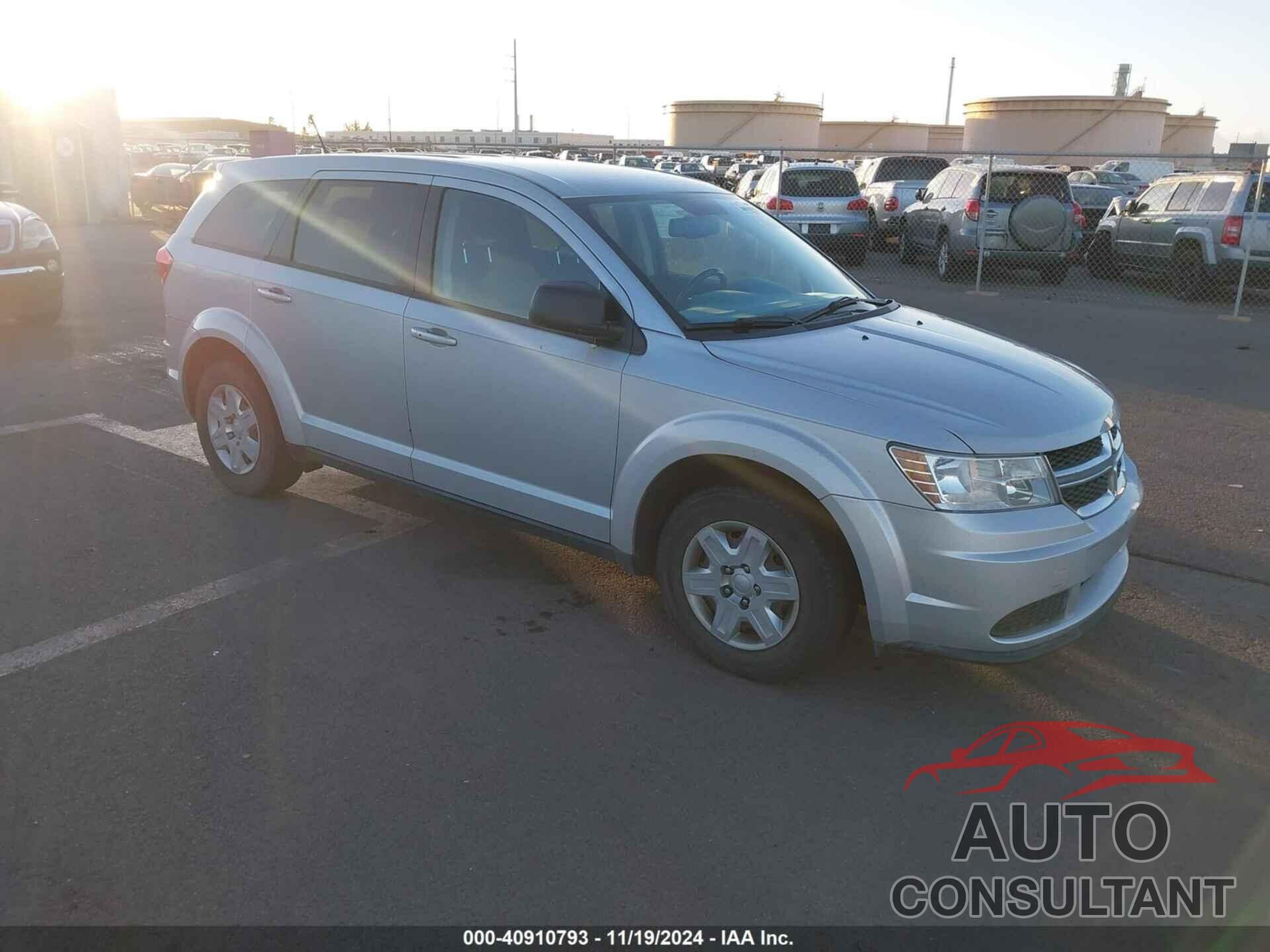 DODGE JOURNEY 2012 - 3C4PDCAB3CT135761