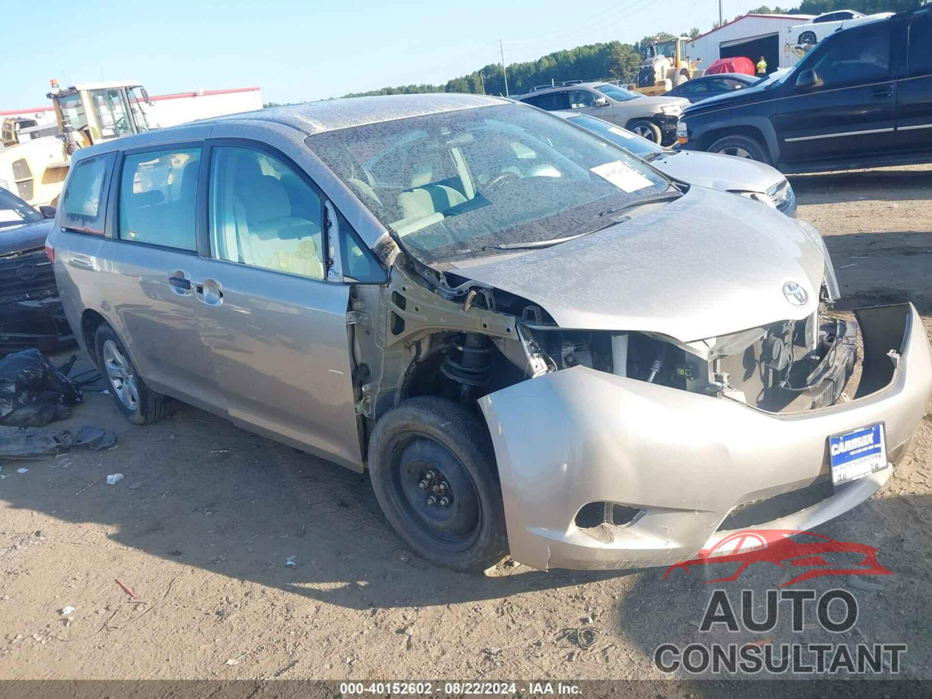 TOYOTA SIENNA 2017 - 5TDZZ3DC6HS878589