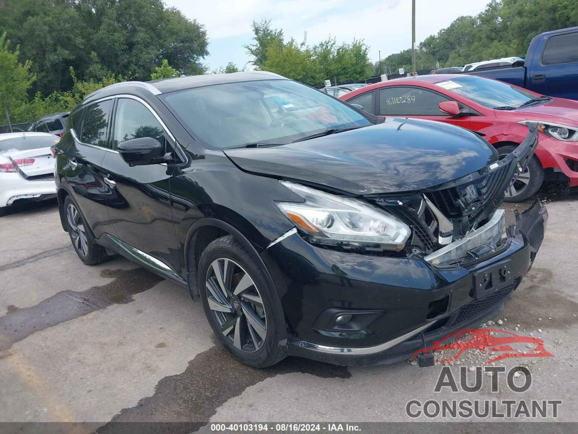 NISSAN MURANO 2018 - 5N1AZ2MH4JN119546