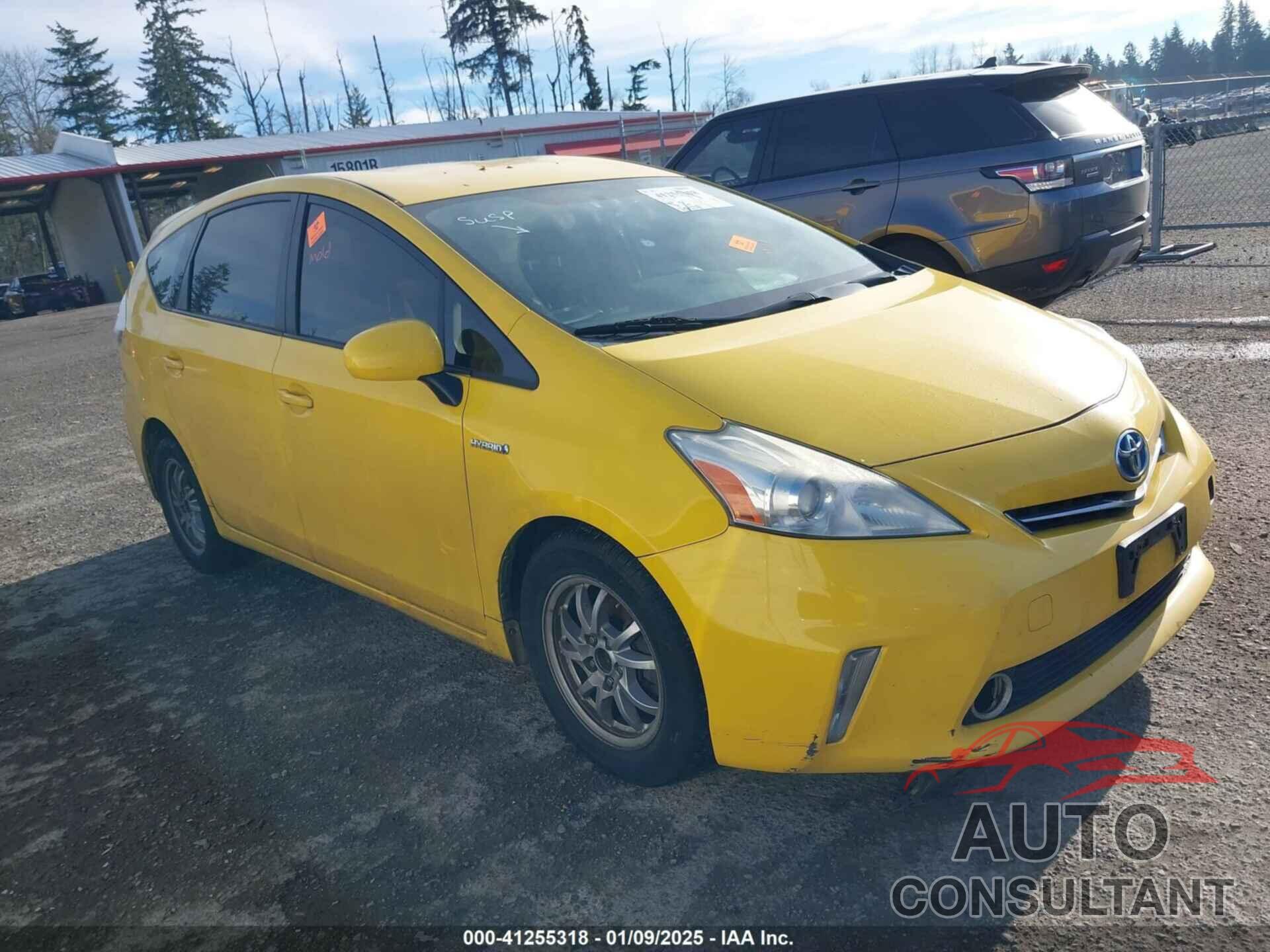 TOYOTA PRIUS V 2013 - JTDZN3EU8D3189166