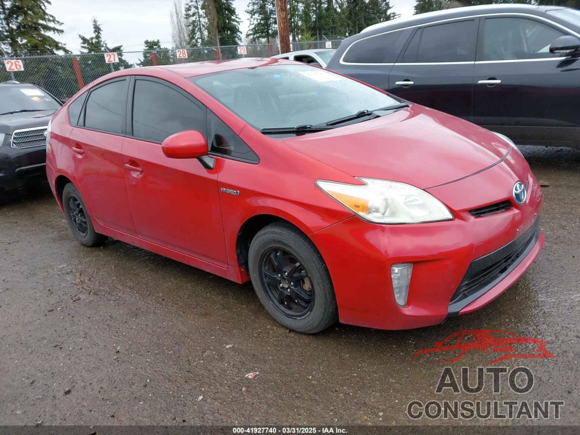 TOYOTA PRIUS 2014 - JTDKN3DU9E0378771