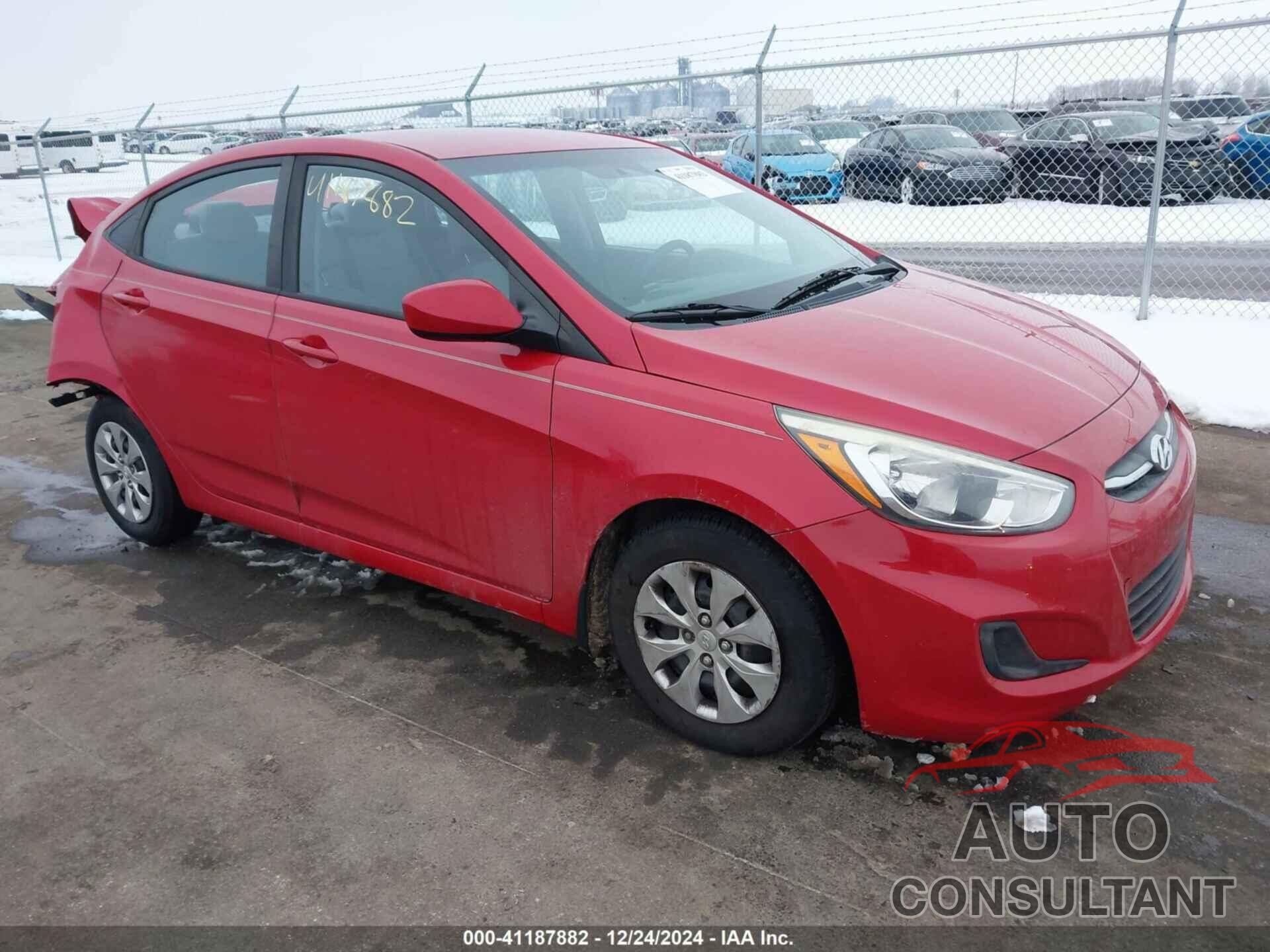 HYUNDAI ACCENT 2016 - KMHCT4AE2GU083192