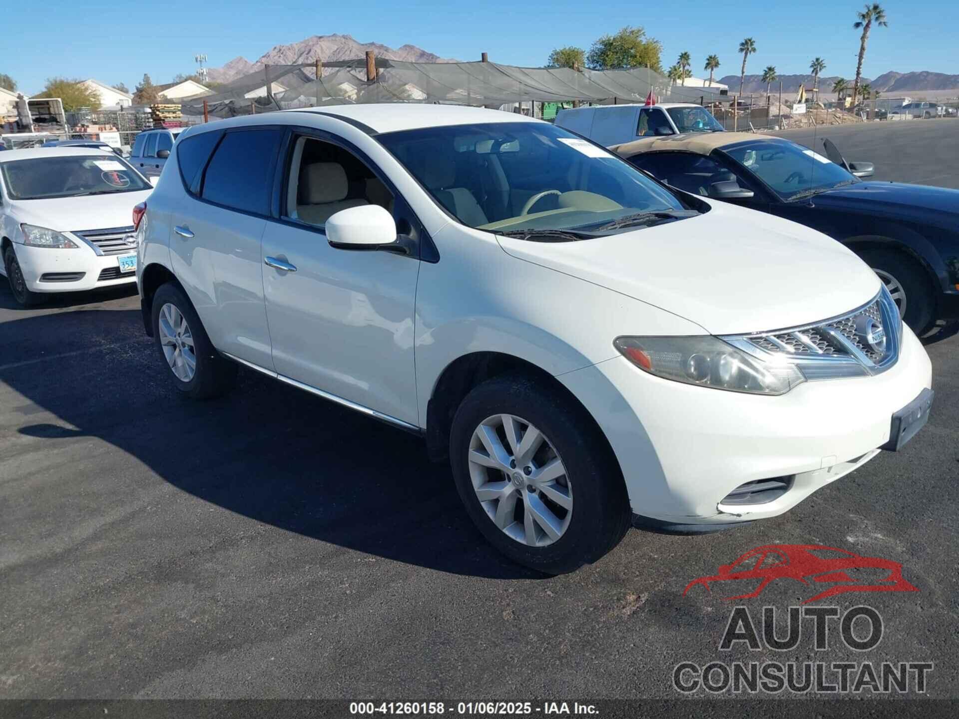 NISSAN MURANO 2011 - JN8AZ1MU4BW051339