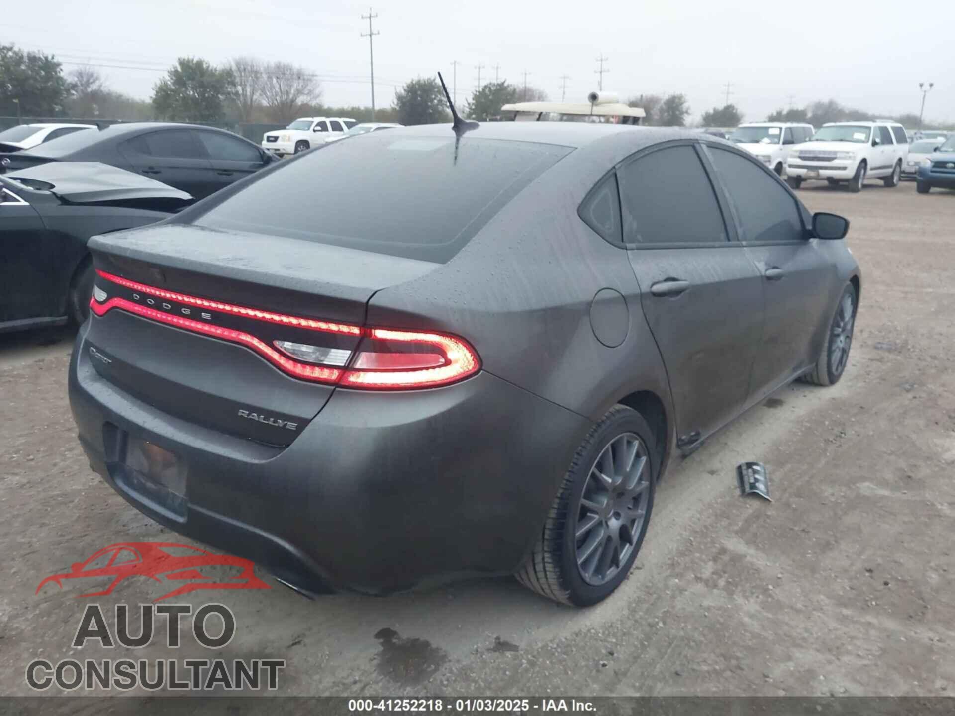 DODGE DART 2015 - 1C3CDFBB7FD404129