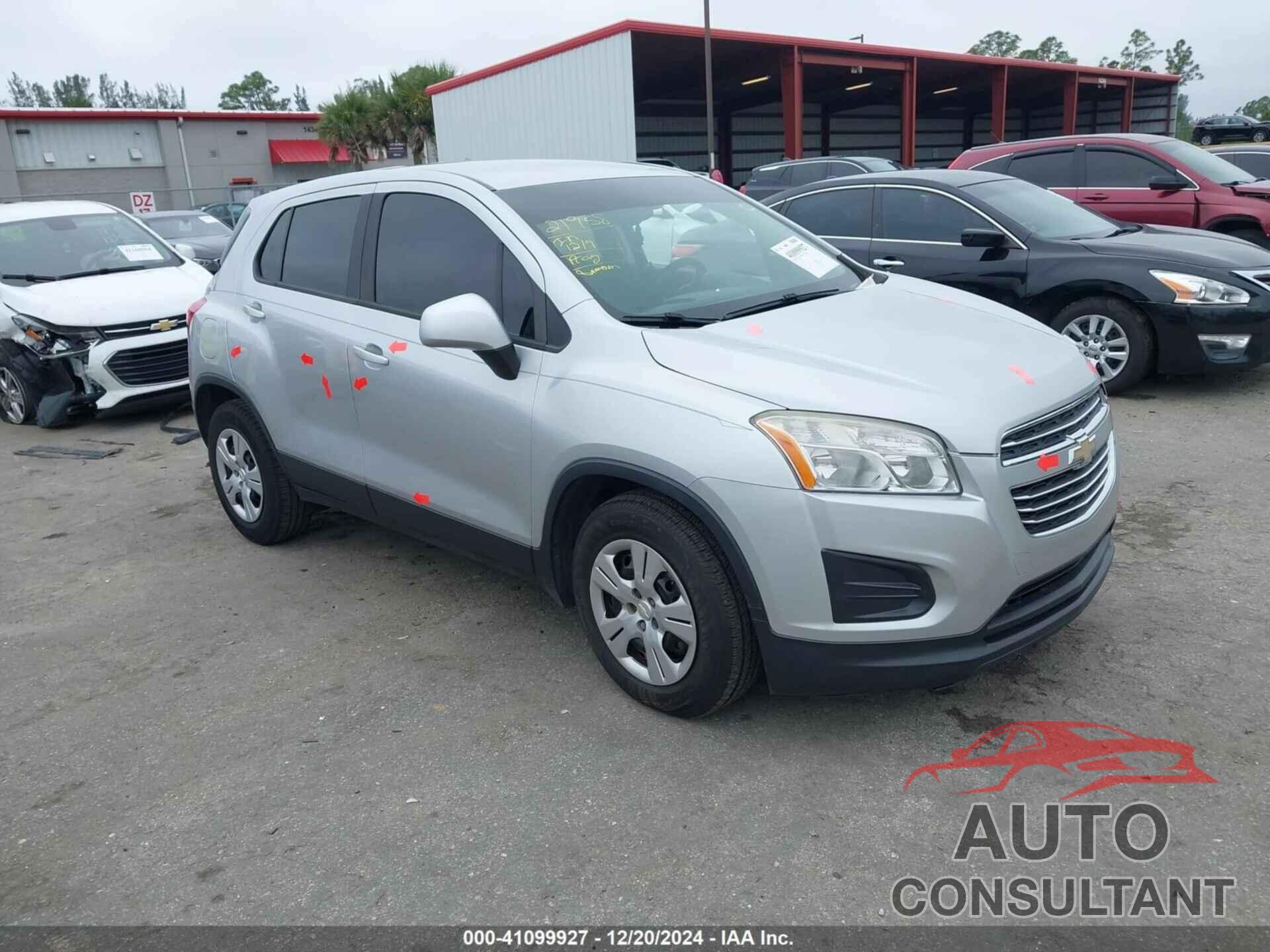 CHEVROLET TRAX 2016 - KL7CJKSB7GB761379