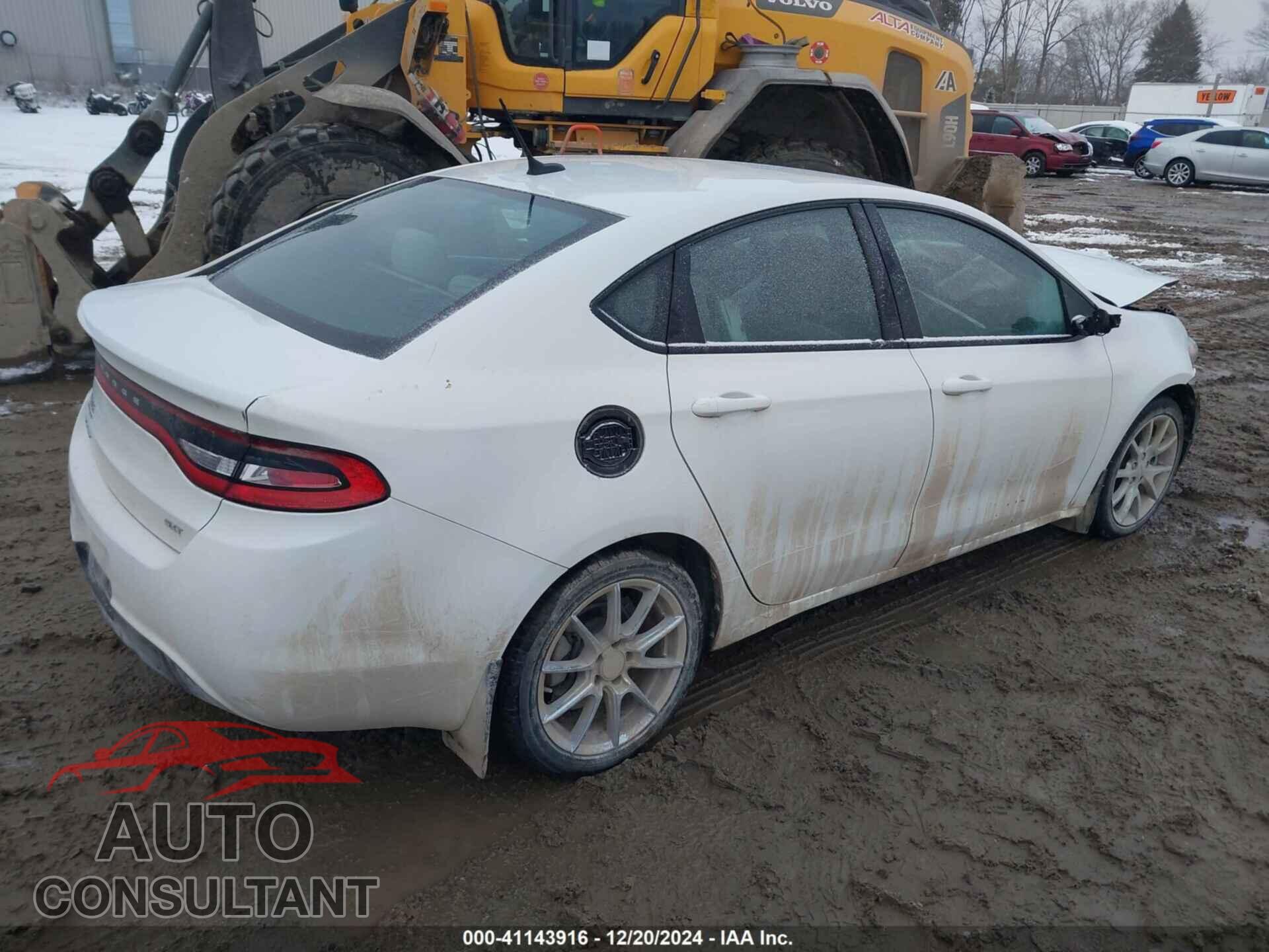 DODGE DART 2013 - 1C3CDFBA9DD148497