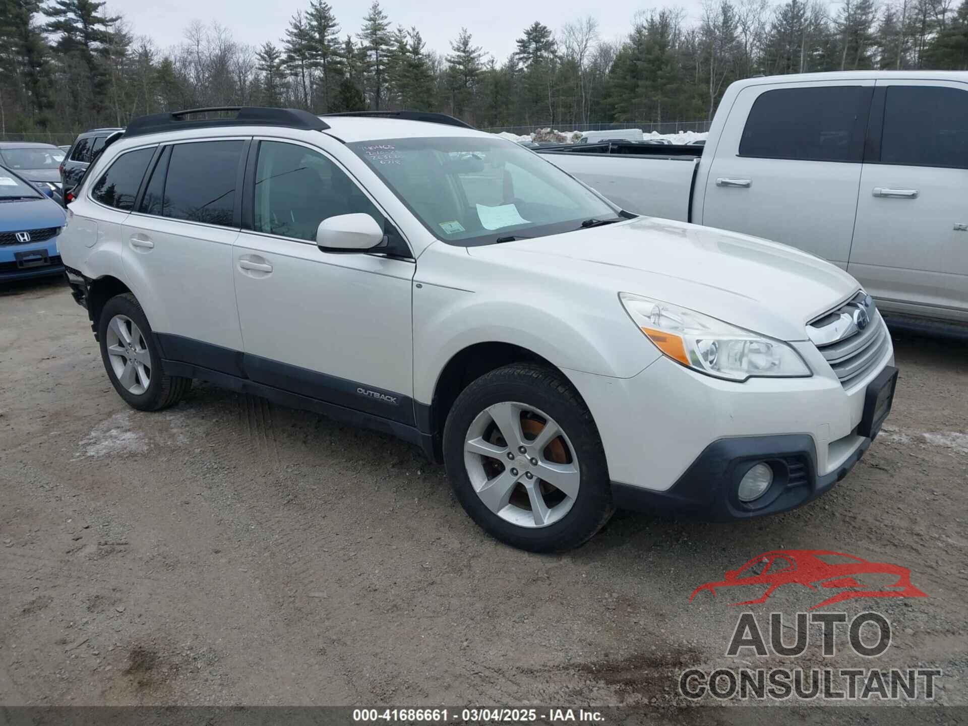 SUBARU OUTBACK 2014 - 4S4BRBCC3E3263620