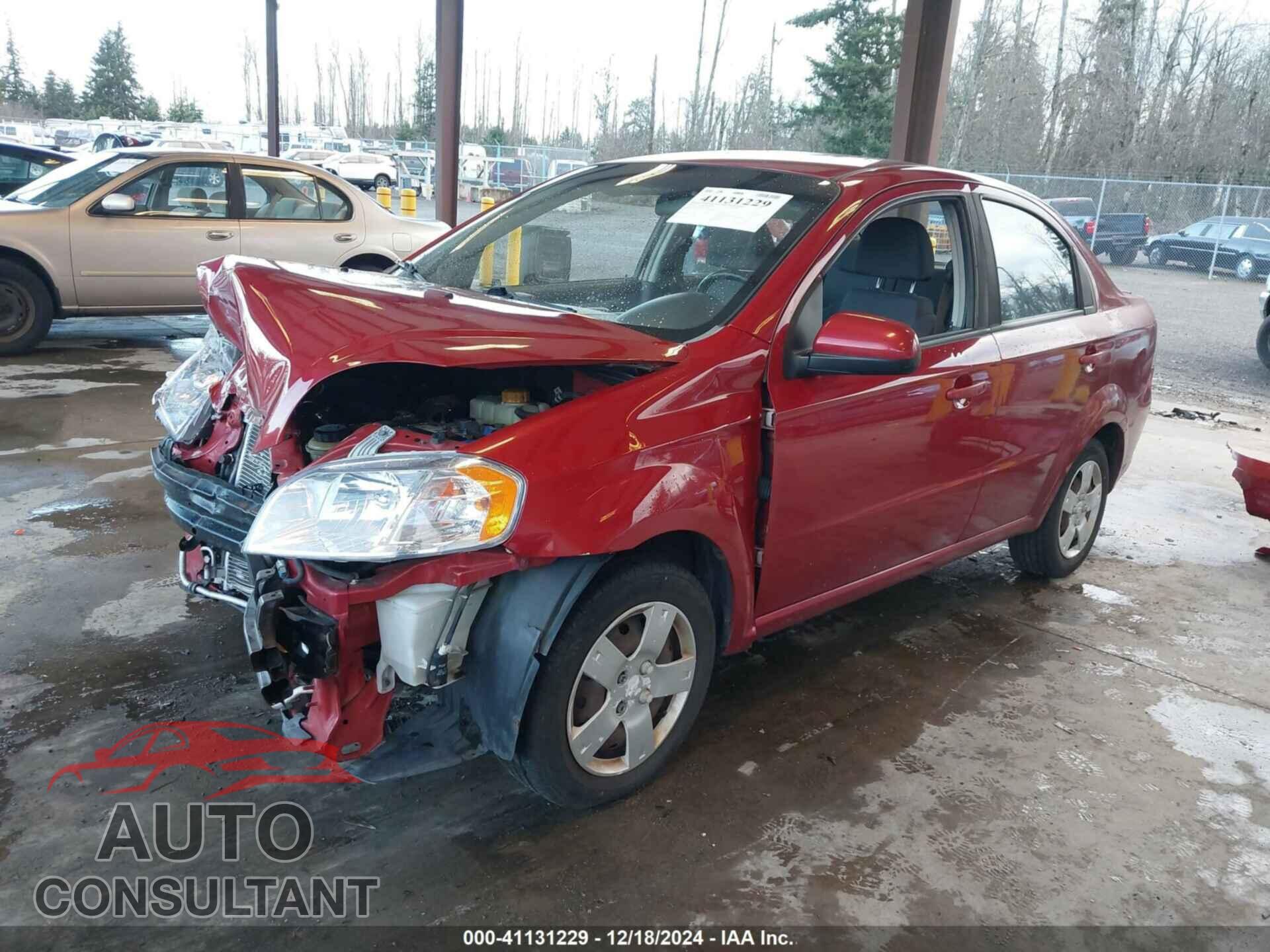 CHEVROLET AVEO 2011 - KL1TD5DEXBB129253