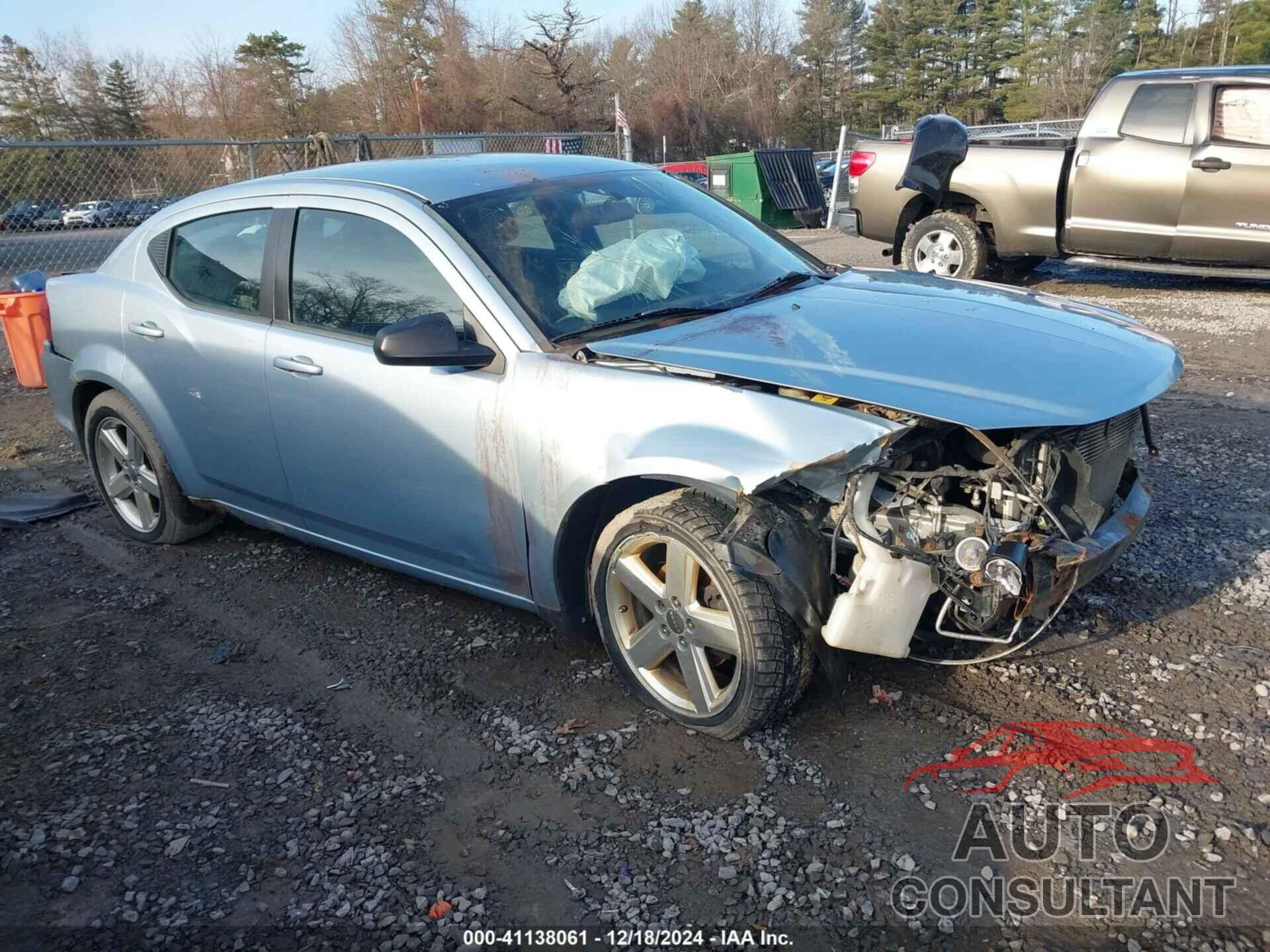 DODGE AVENGER 2013 - 1C3CDZAB4DN563992