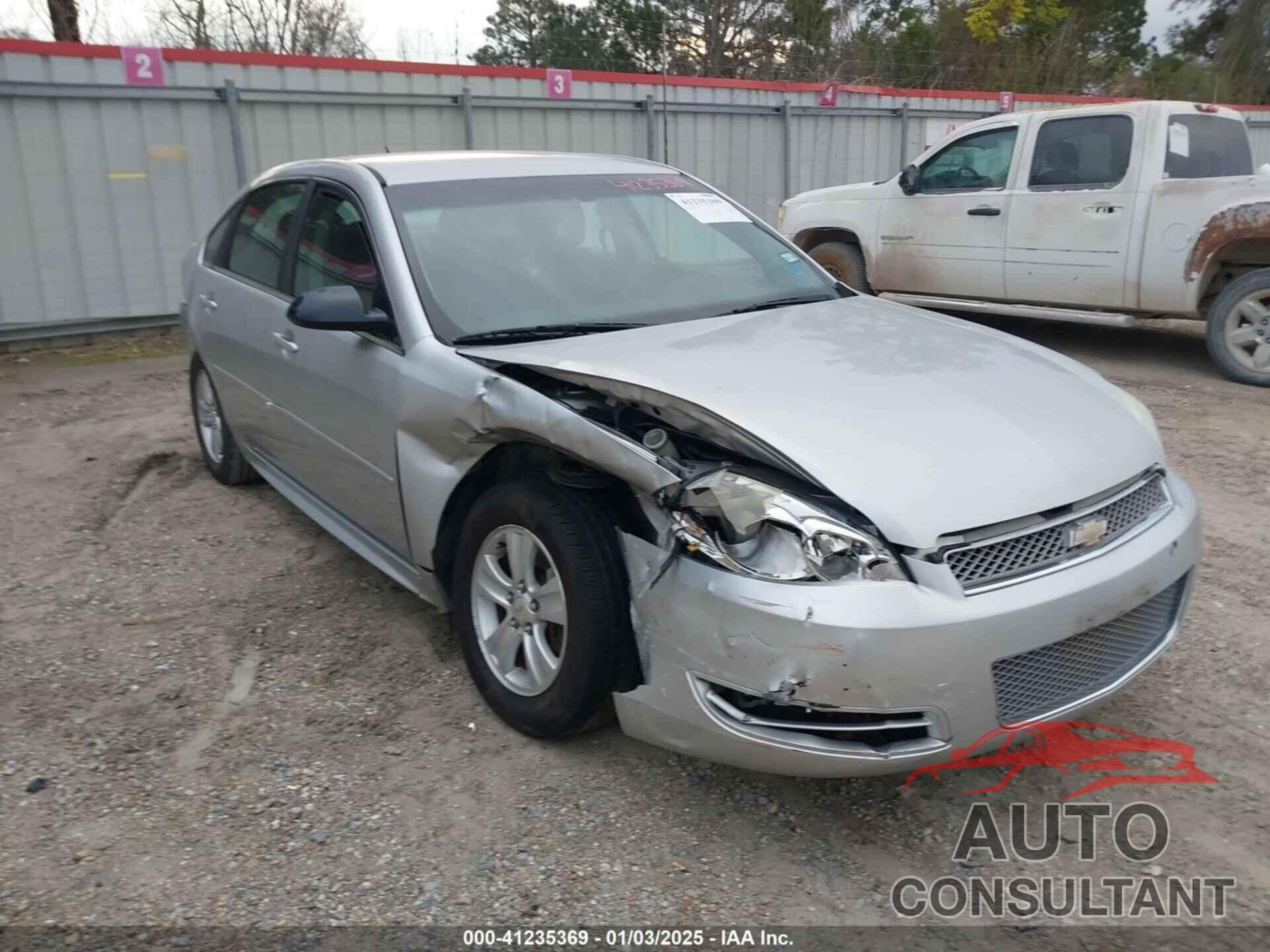 CHEVROLET IMPALA 2012 - 2G1WA5E39C1262219