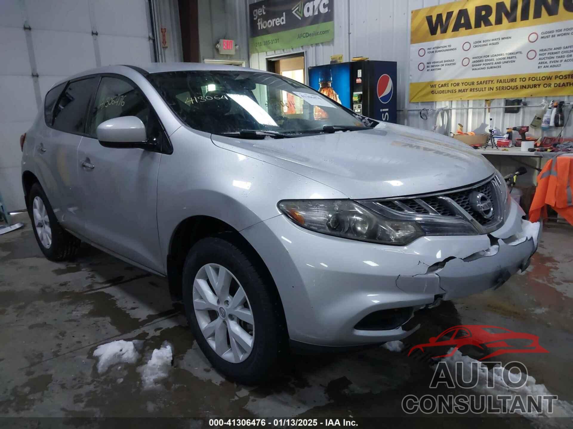 NISSAN MURANO 2012 - JN8AZ1MU5CW107631