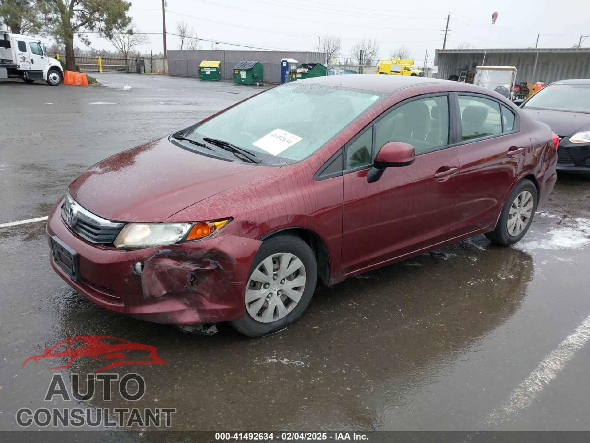 HONDA CIVIC 2012 - JHMFB2F51CS006044
