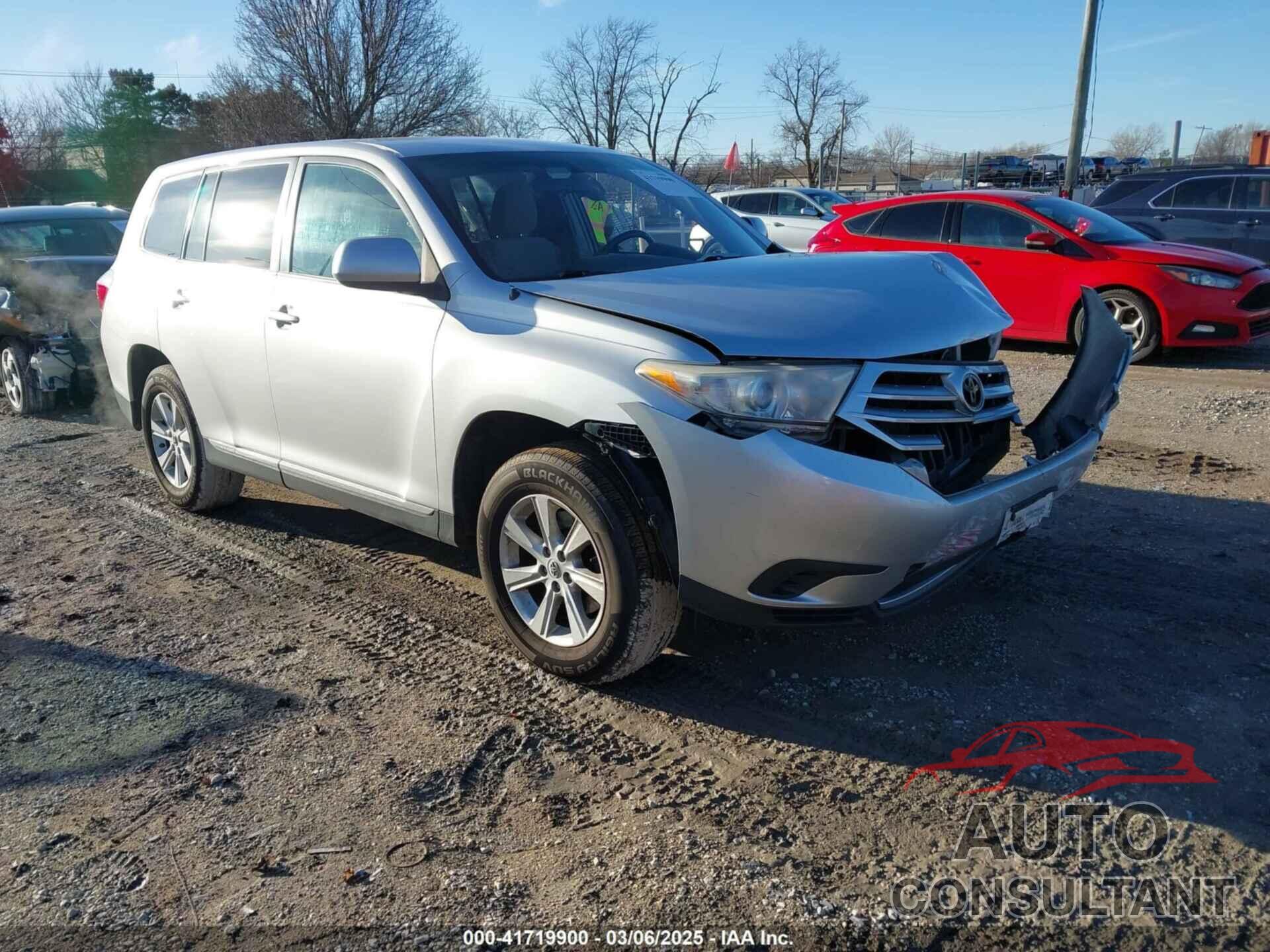 TOYOTA HIGHLANDER 2012 - 5TDBK3EH5CS112183