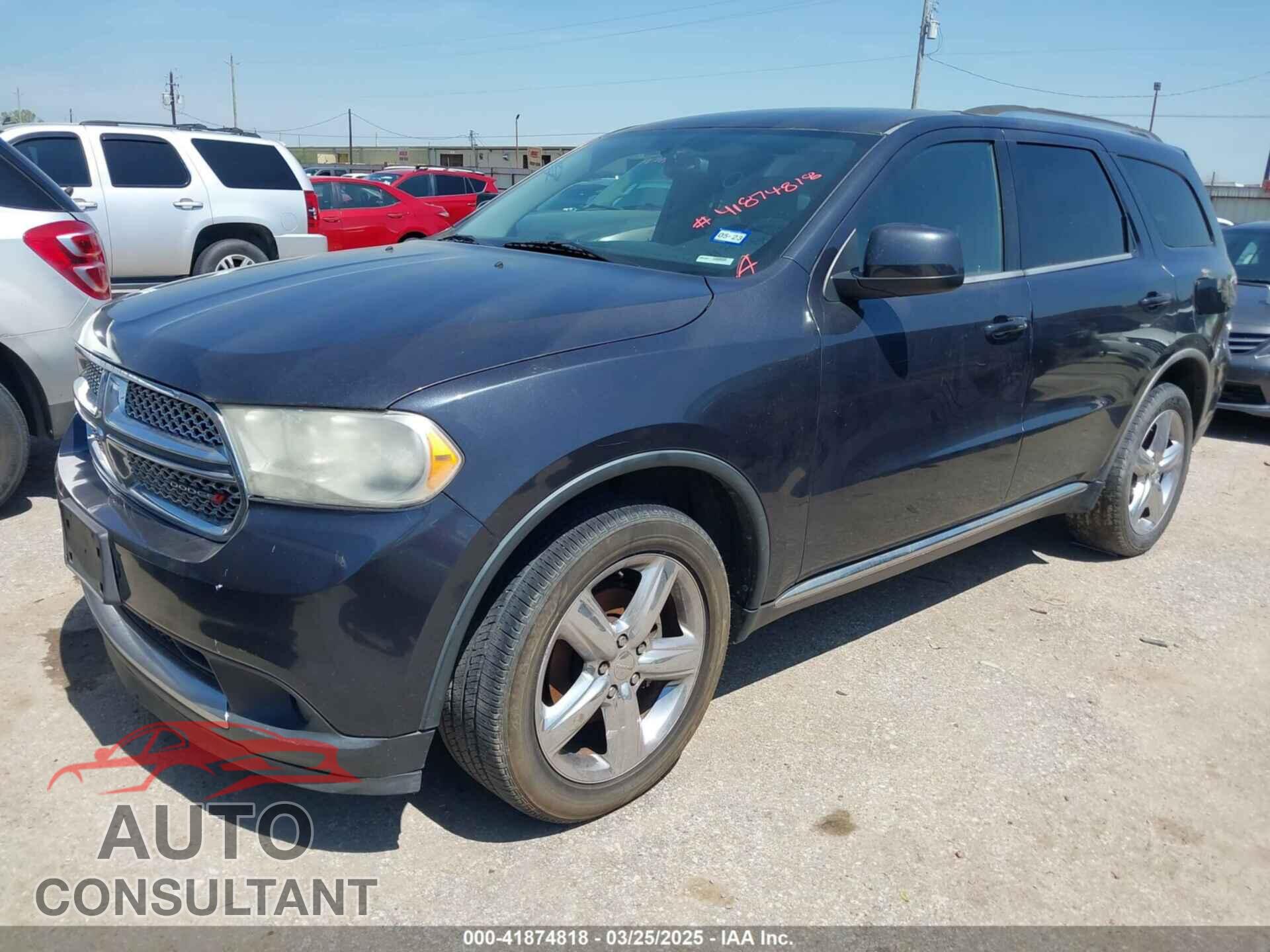 DODGE DURANGO 2013 - 1C4RDHAGXDC693282