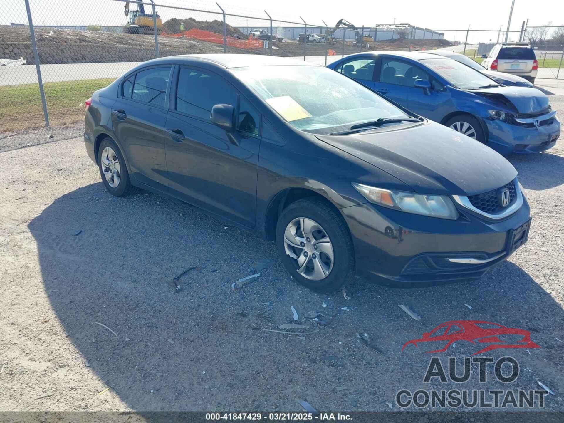 HONDA CIVIC 2013 - 2HGFB2F57DH510397