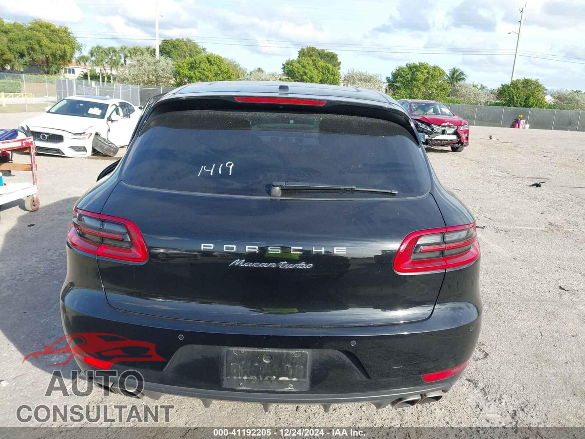 PORSCHE MACAN 2017 - WP1AF2A54HLB61419