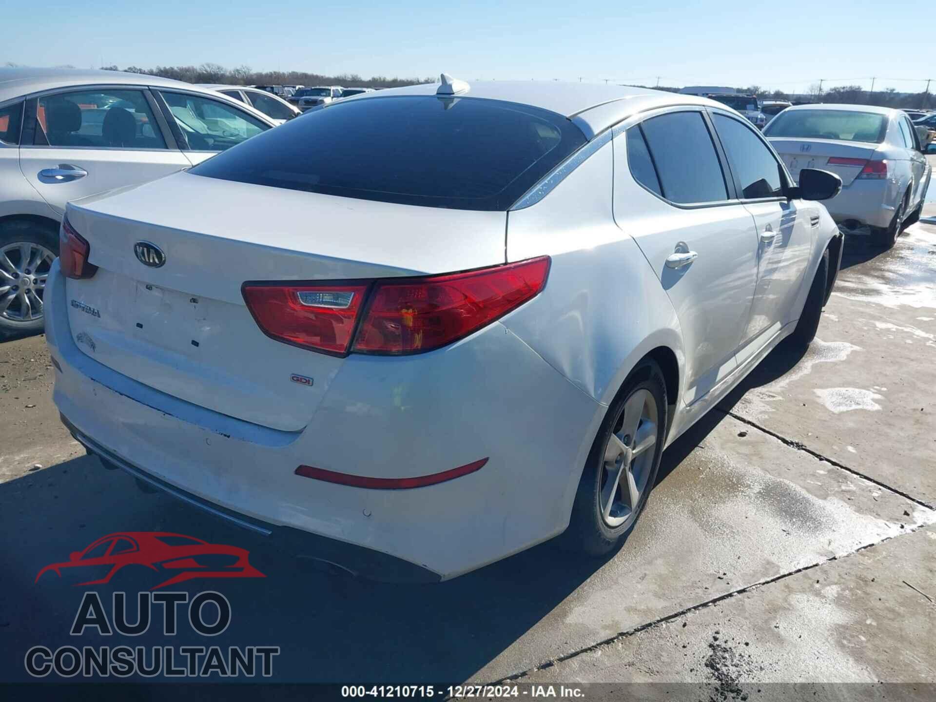 KIA OPTIMA 2015 - KNAGM4A72F5628320