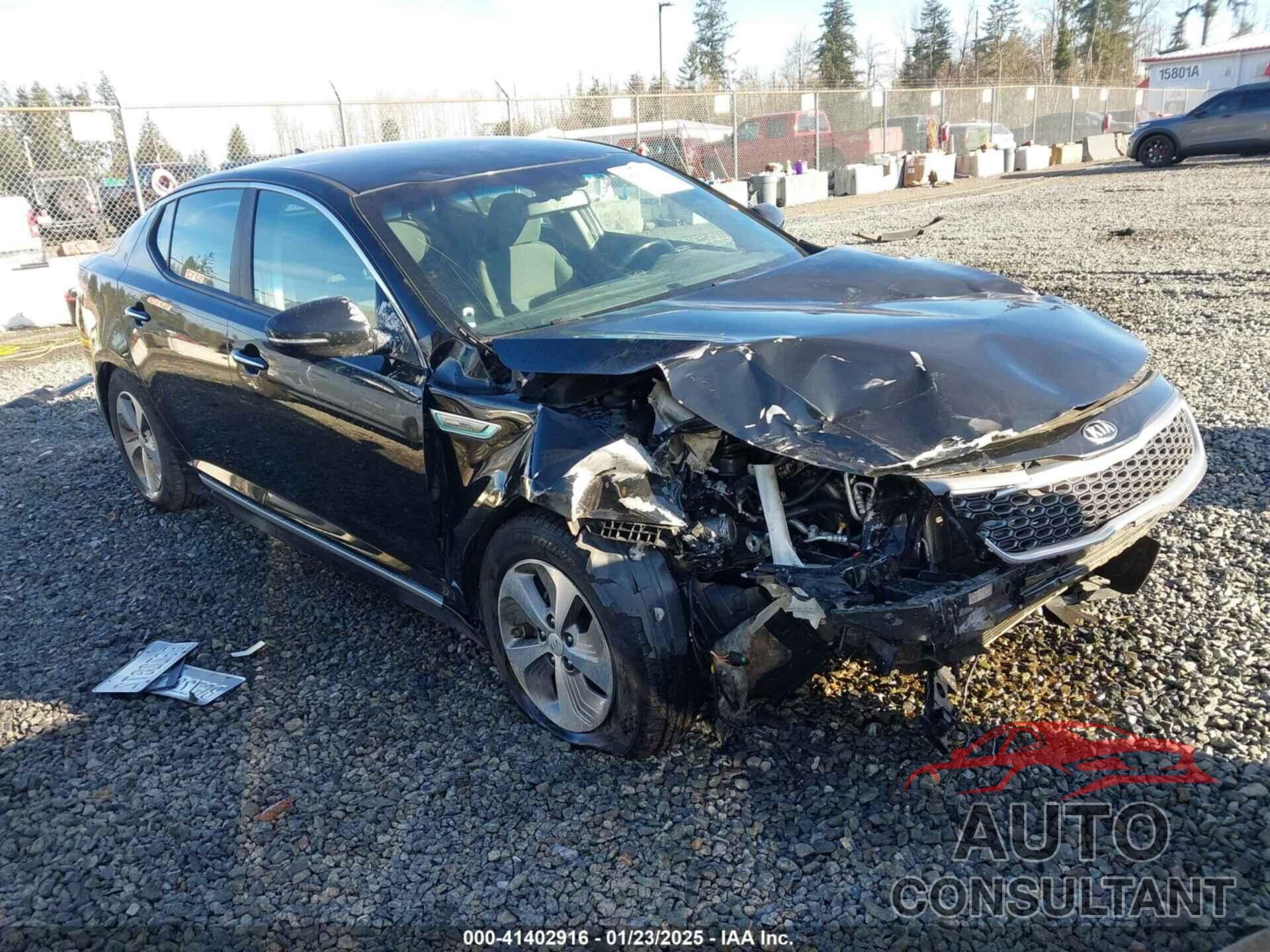 KIA OPTIMA HYBRID 2016 - KNAGM4AD2G5096803