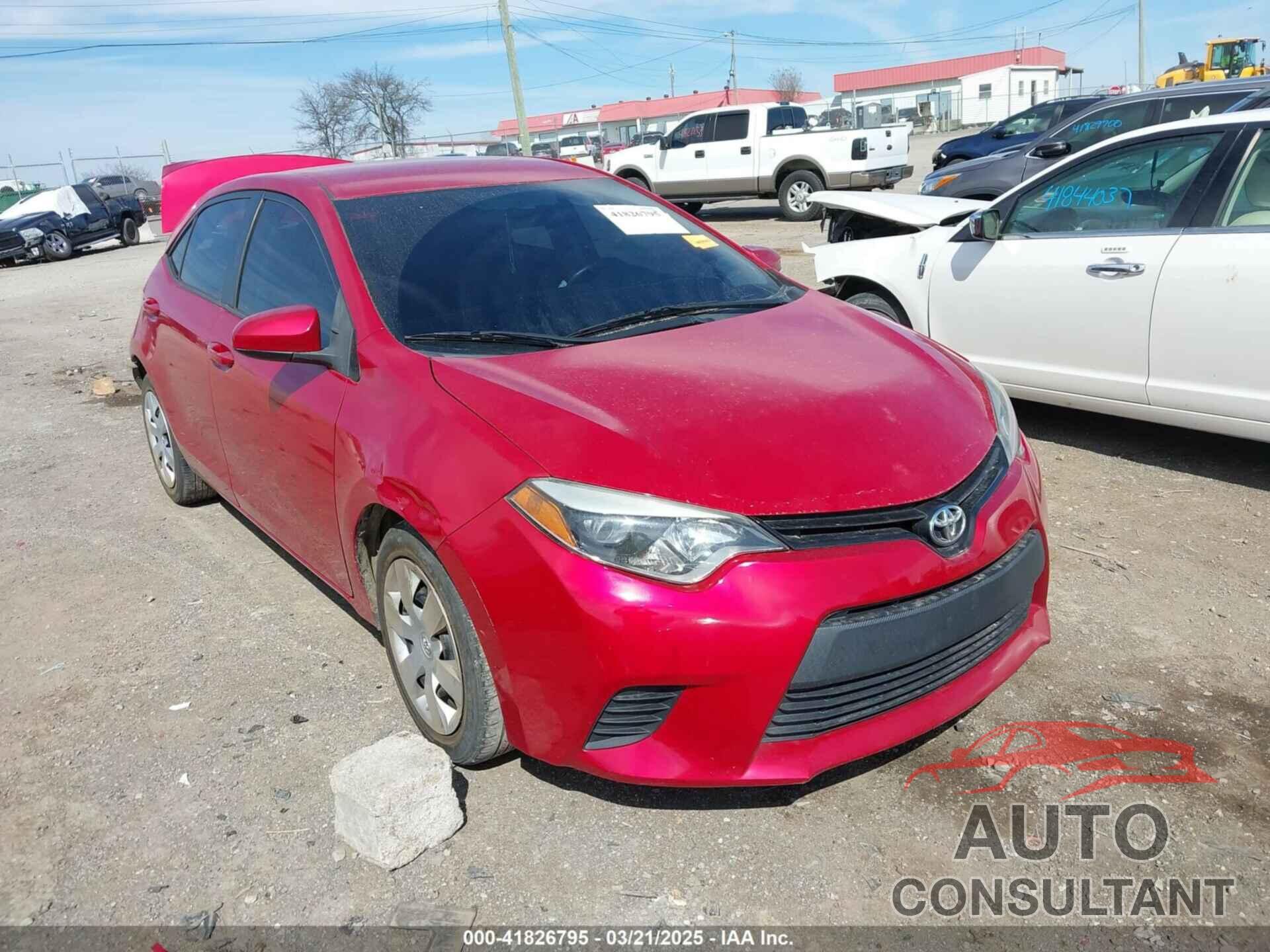 TOYOTA COROLLA 2014 - 2T1BURHE9EC068473