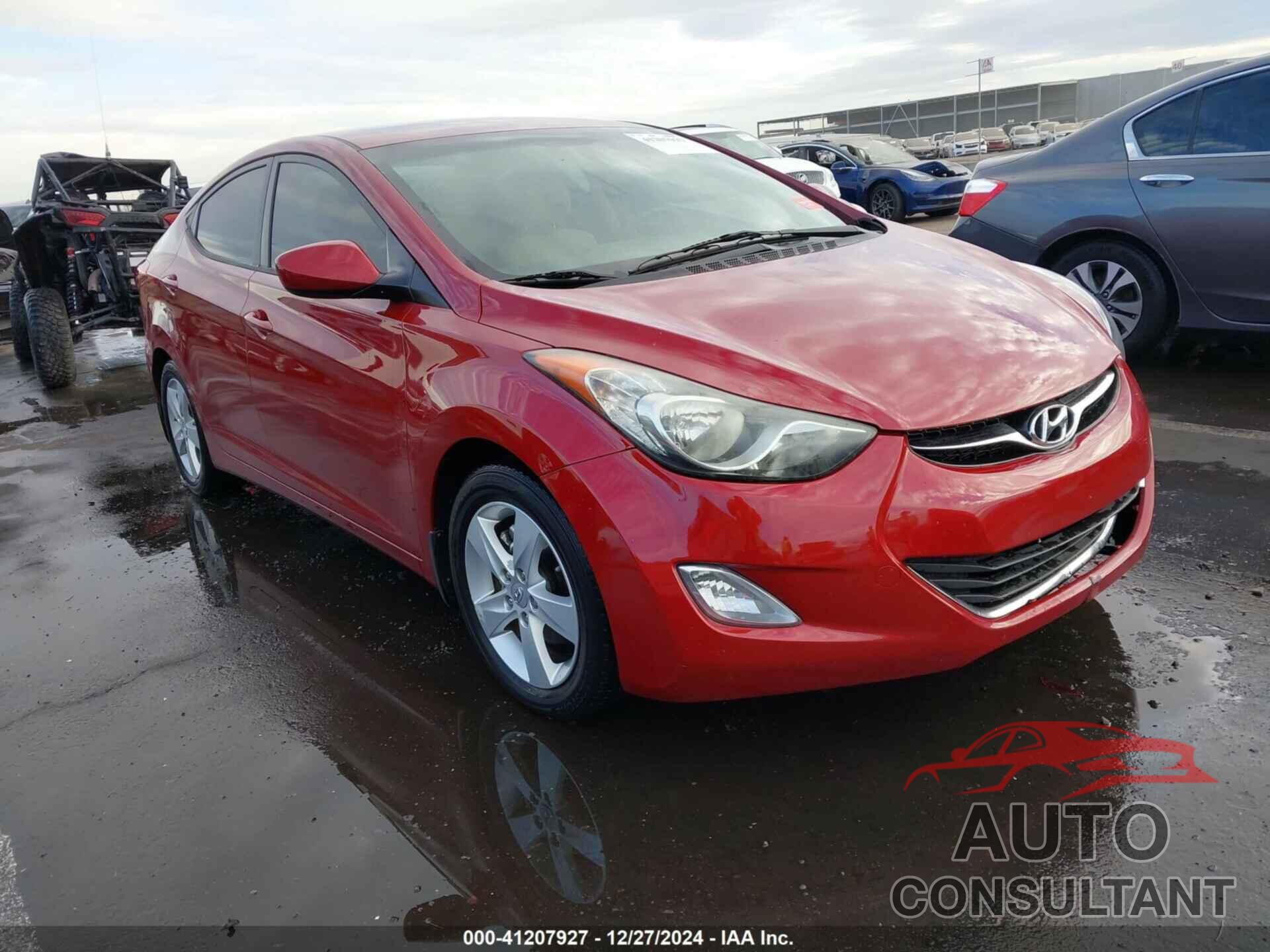 HYUNDAI ELANTRA 2012 - KMHDH4AE1CU424288