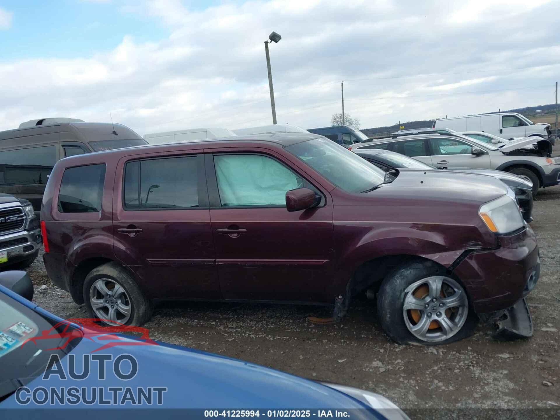 HONDA PILOT 2012 - 5FNYF4H47CB015701